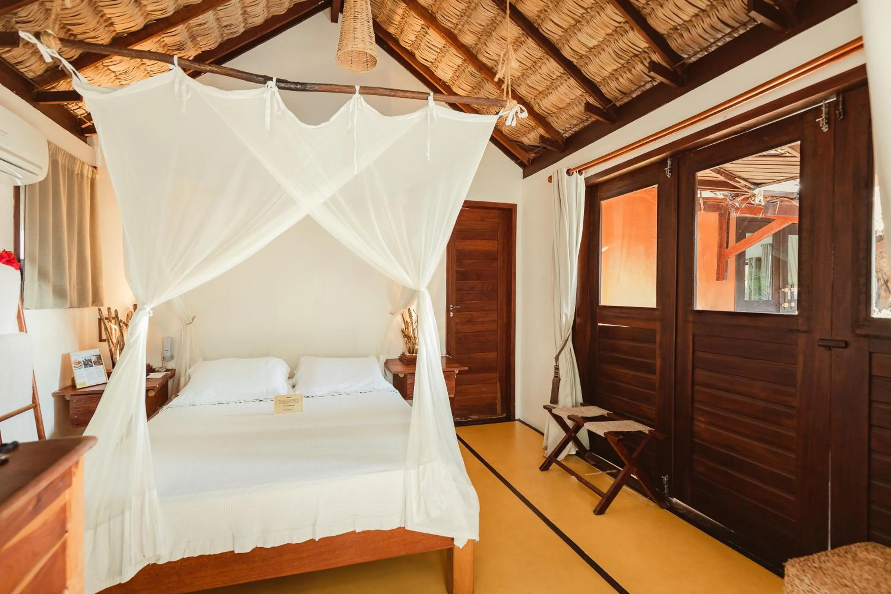 Bedroom, Bed in Casa na Praia