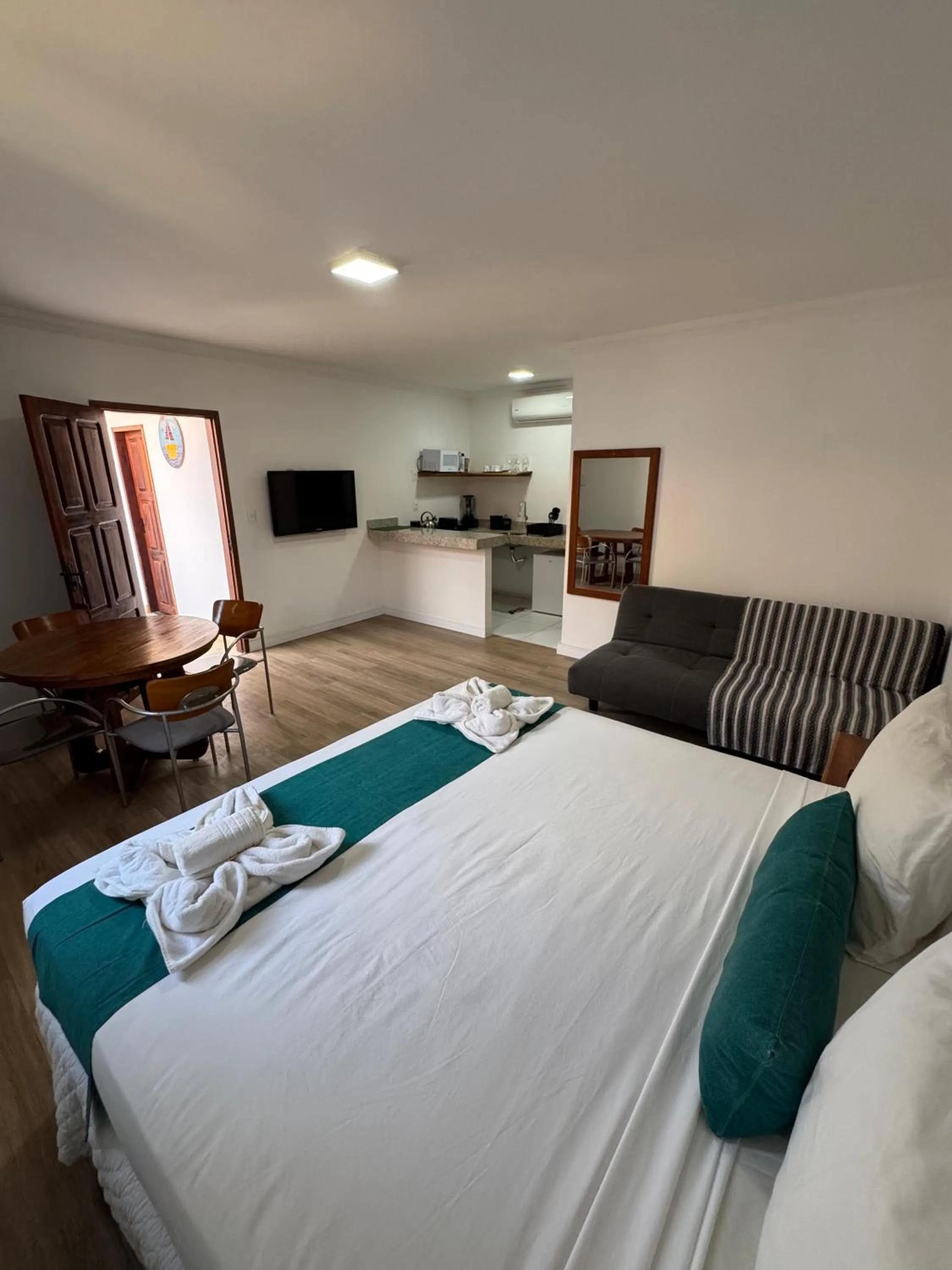 Bed in Pousada Capitão Thomaz