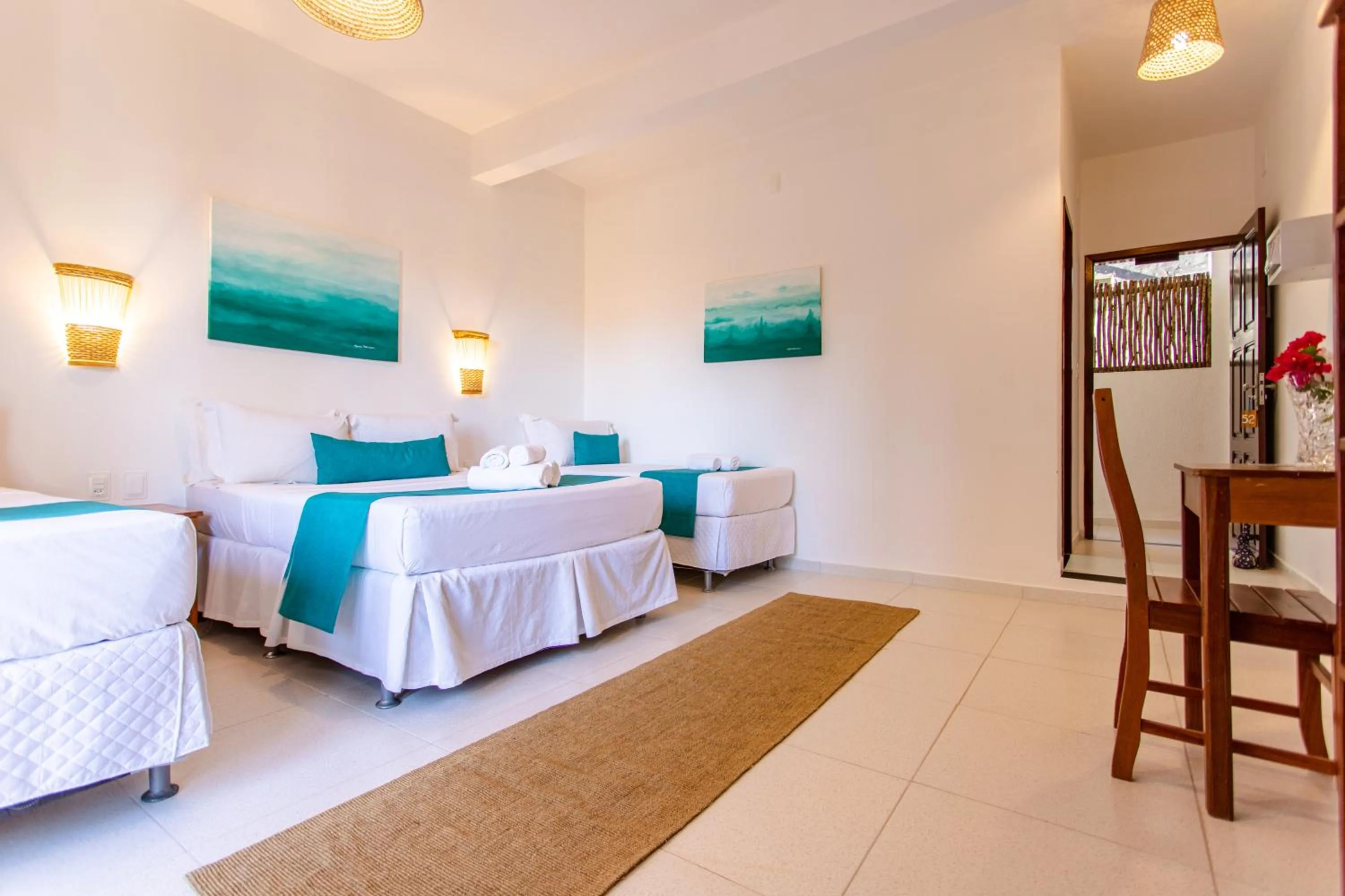 Bed in Pousada Capitão Thomaz