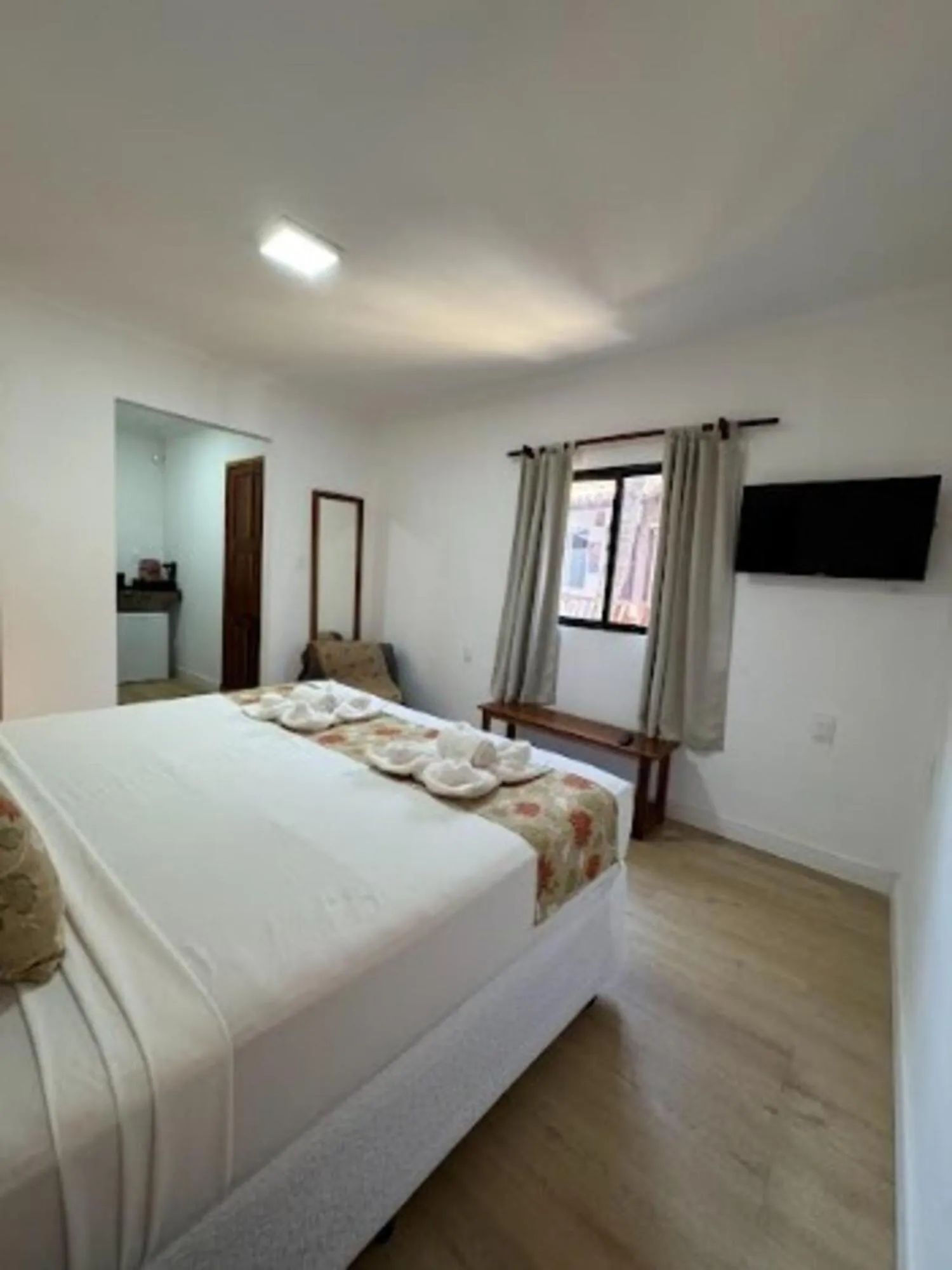 Bed in Pousada Capitão Thomaz