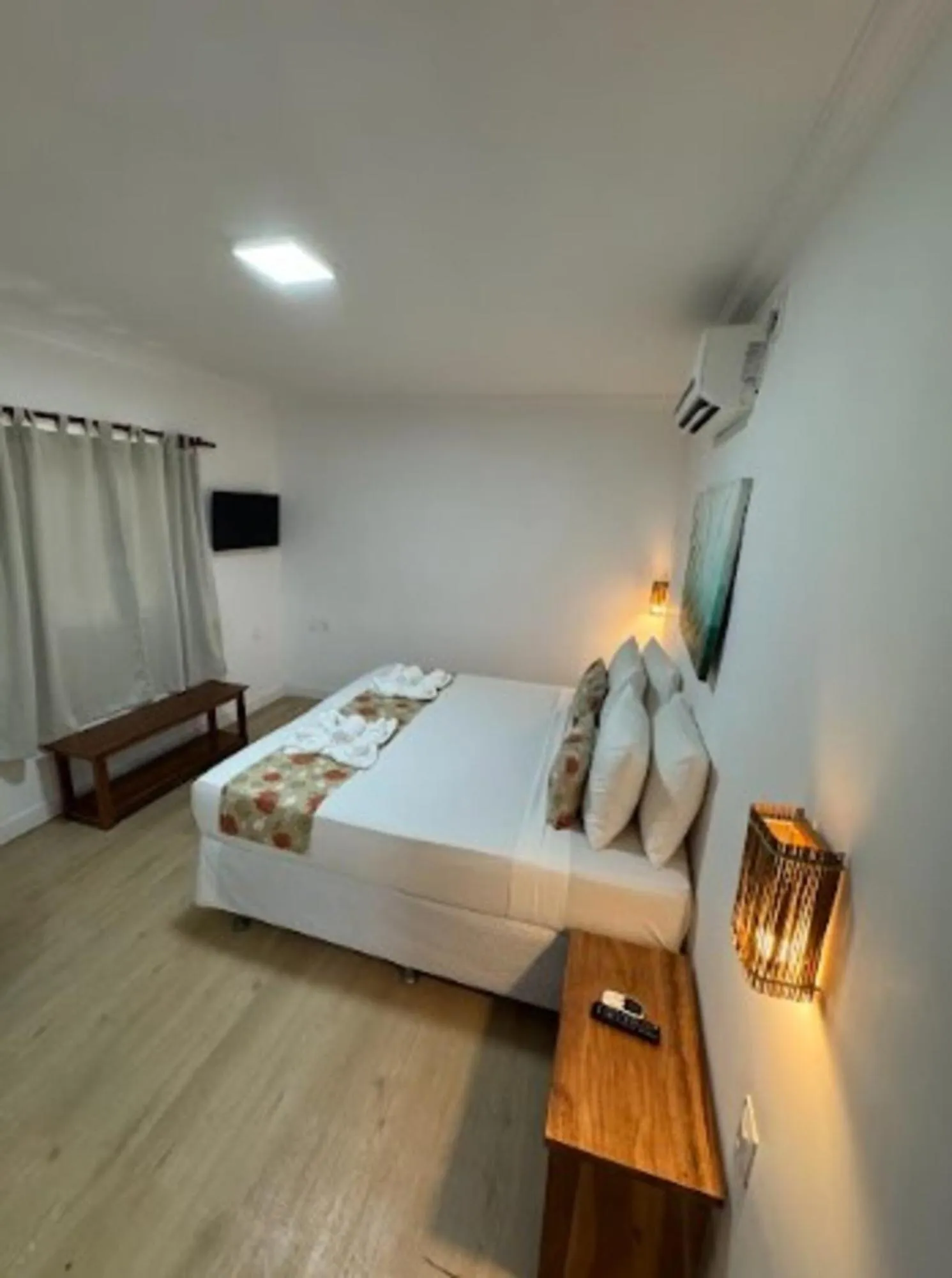 Bed in Pousada Capitão Thomaz