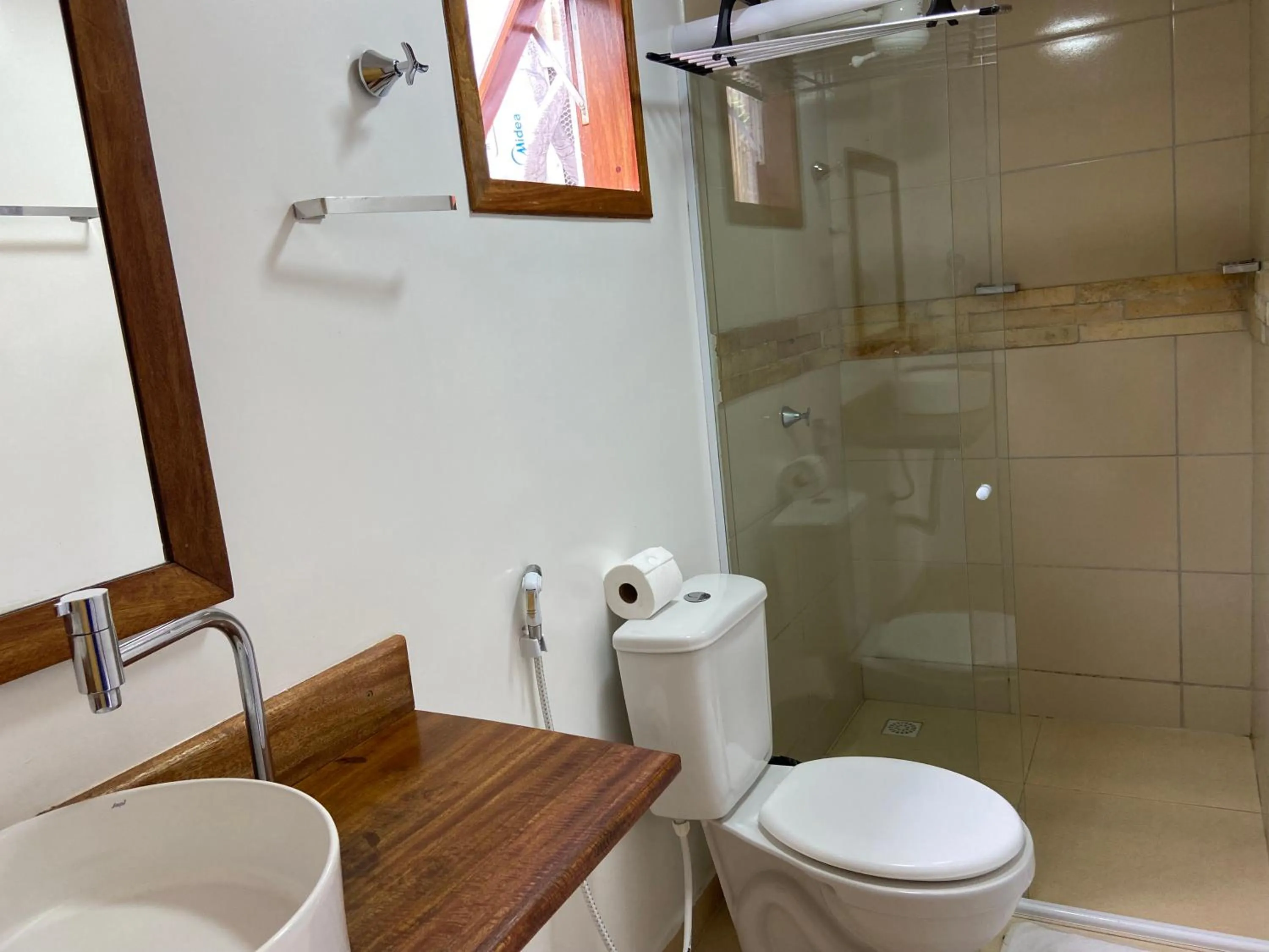 Shower in Pousada Capitão Thomaz