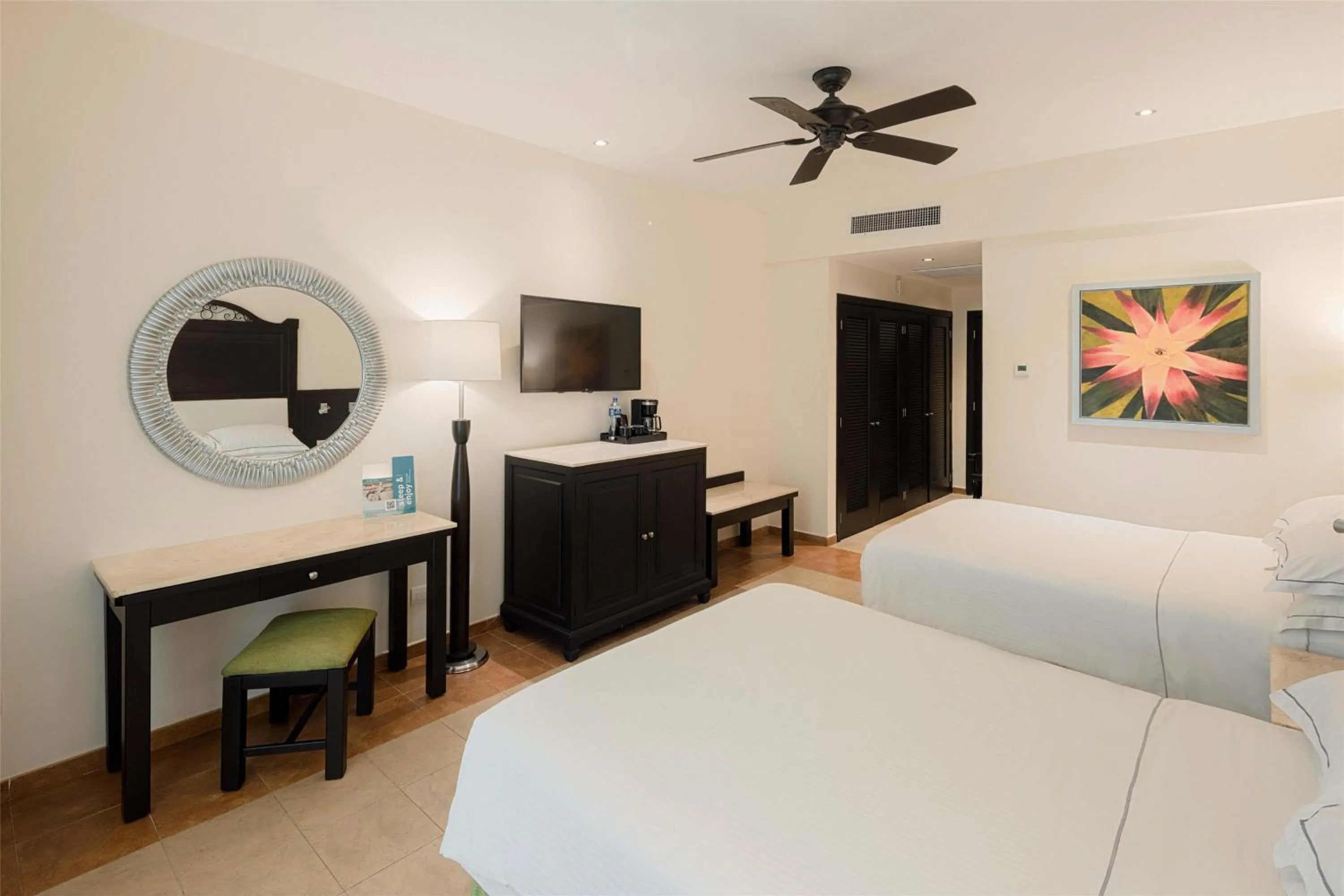 Bedroom, Bed in Occidental at Xcaret Destination - All Inclusive