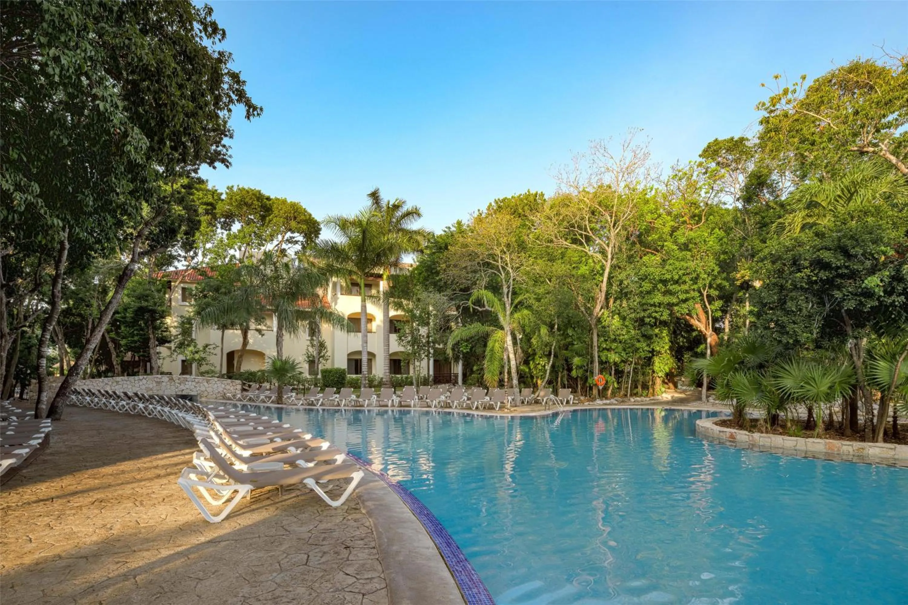 Pool view in Occidental at Xcaret Destination - All Inclusive