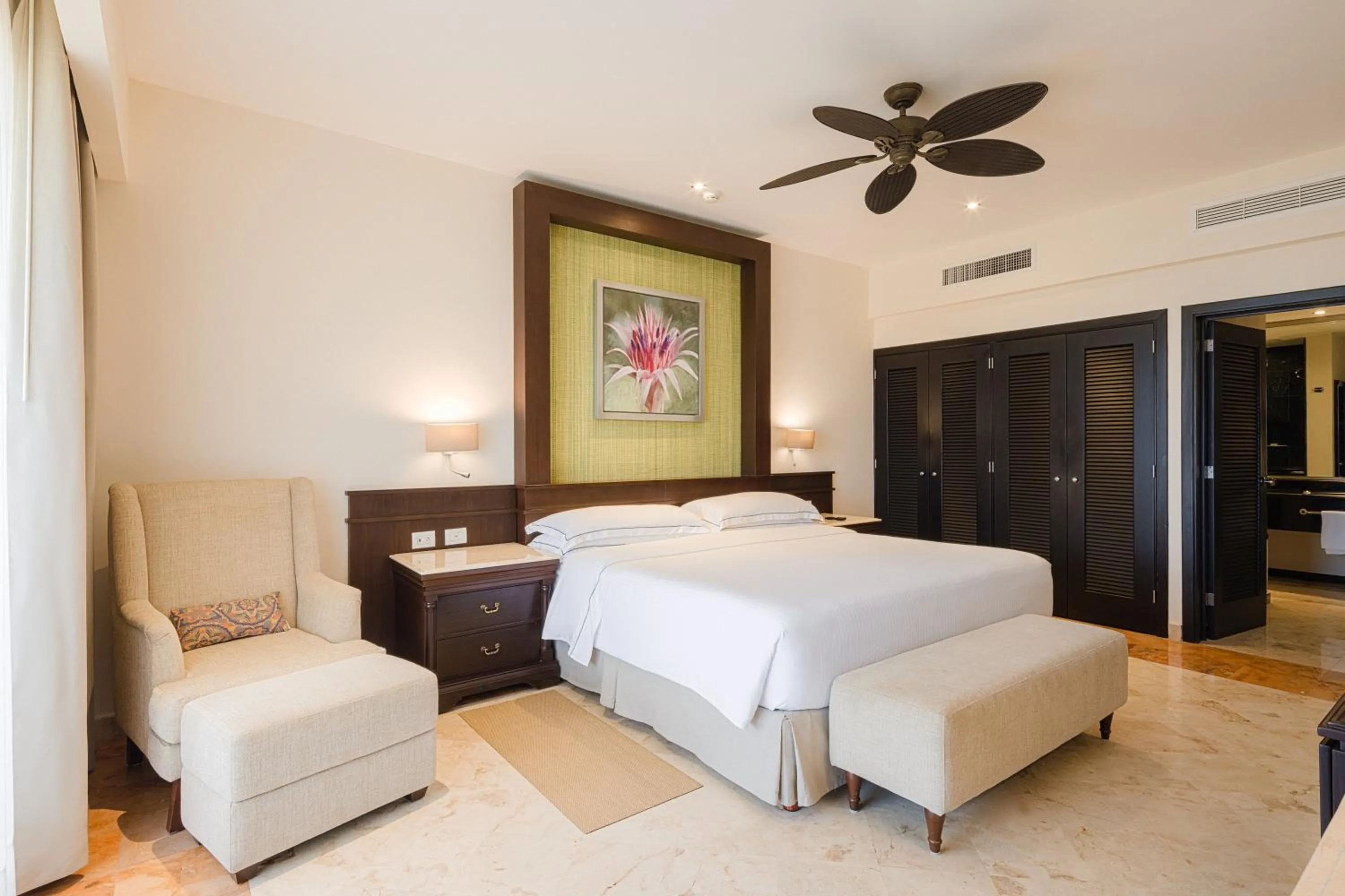 Photo of the whole room, Bed in Occidental at Xcaret Destination - All Inclusive