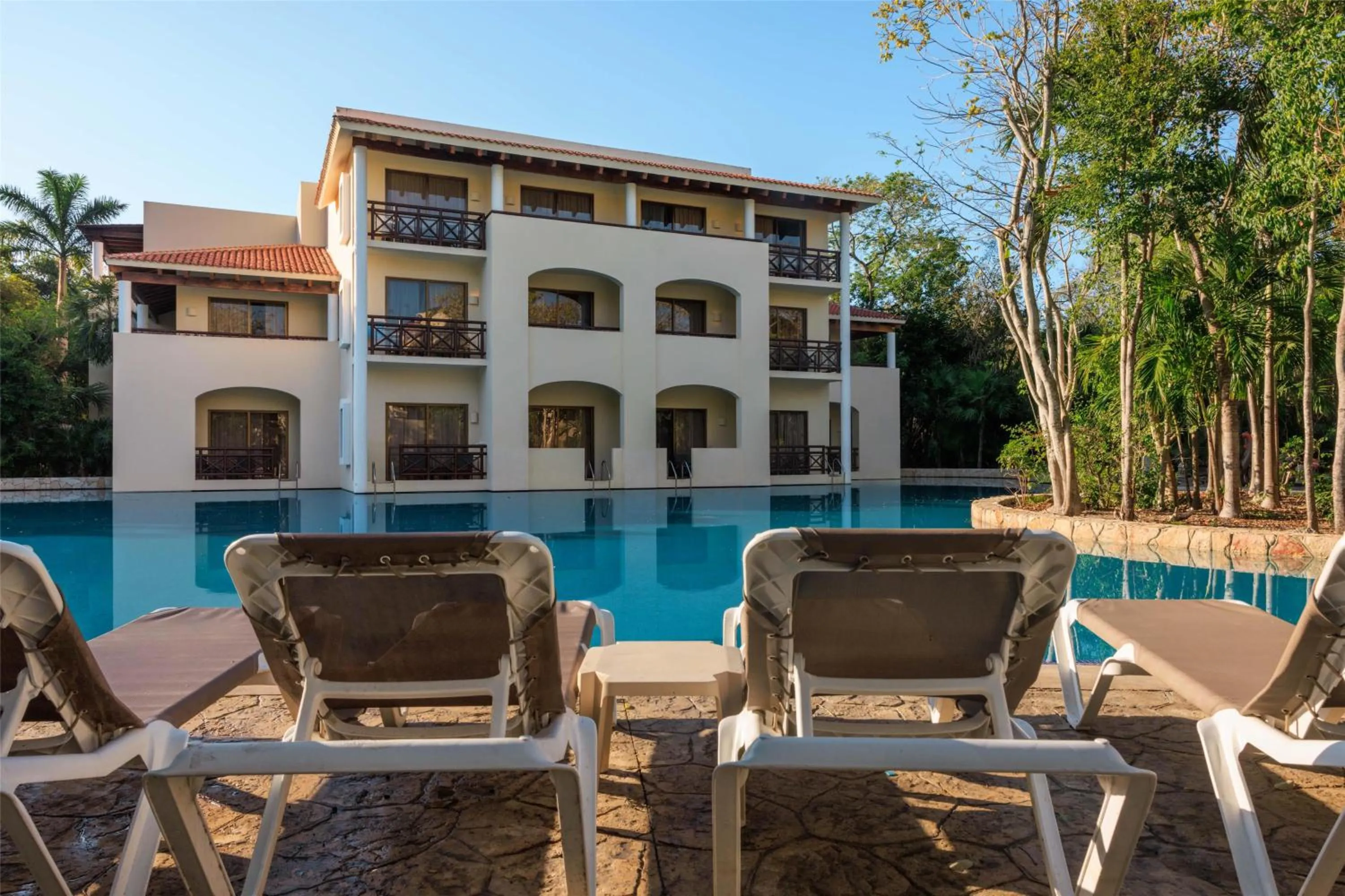 Pool view in Occidental at Xcaret Destination - All Inclusive