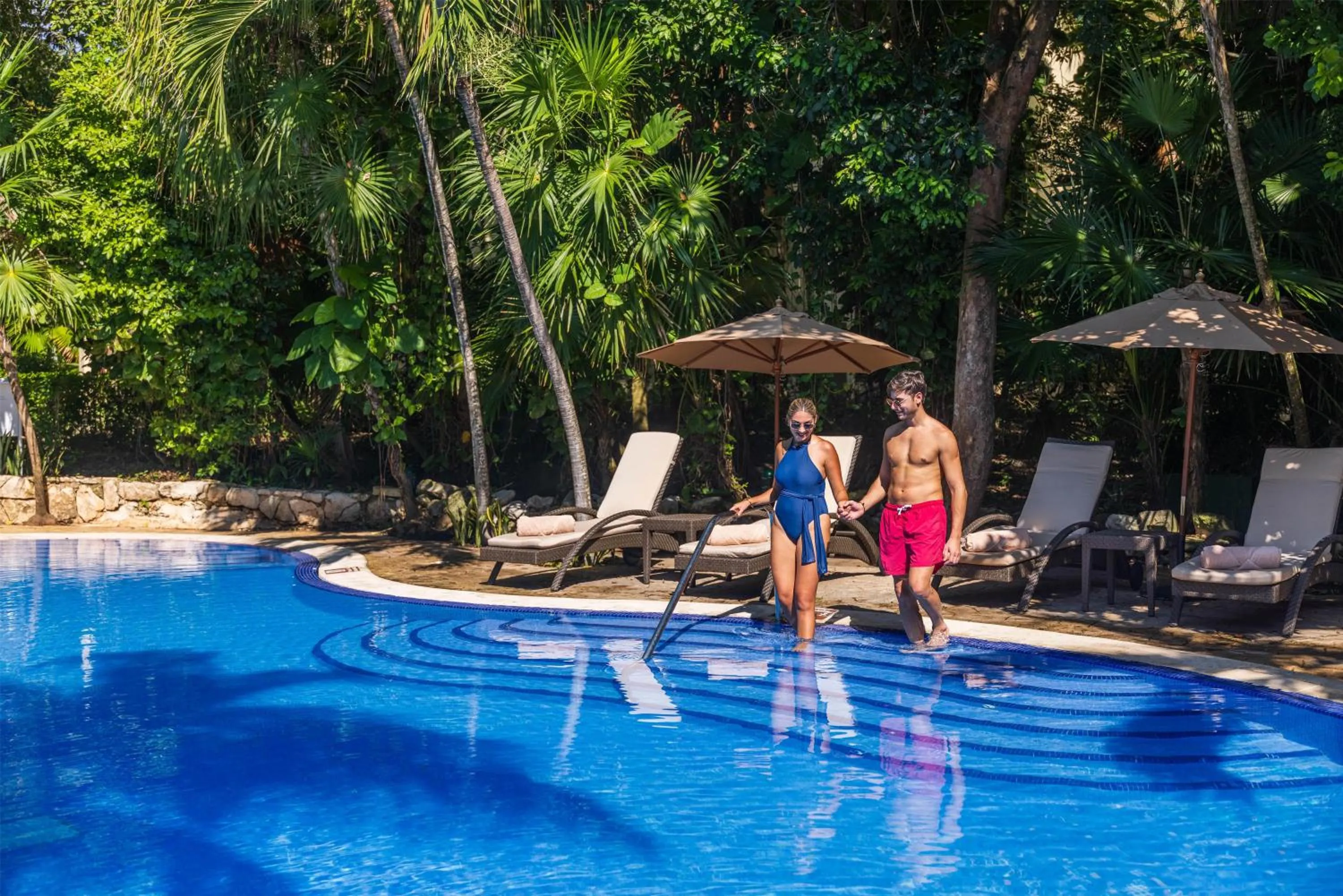 Pool view in Occidental at Xcaret Destination - All Inclusive