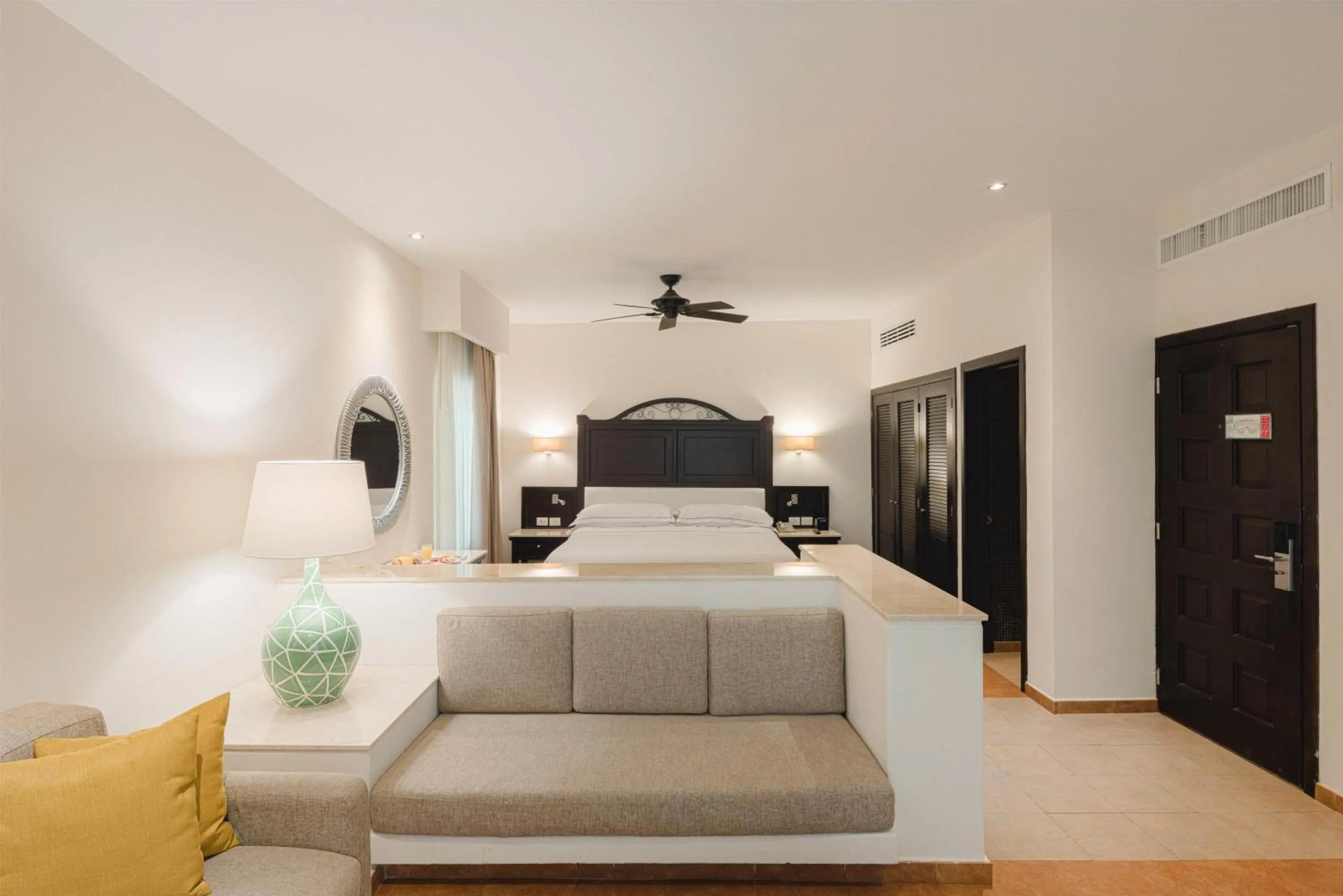 Photo of the whole room, Bed in Occidental at Xcaret Destination - All Inclusive