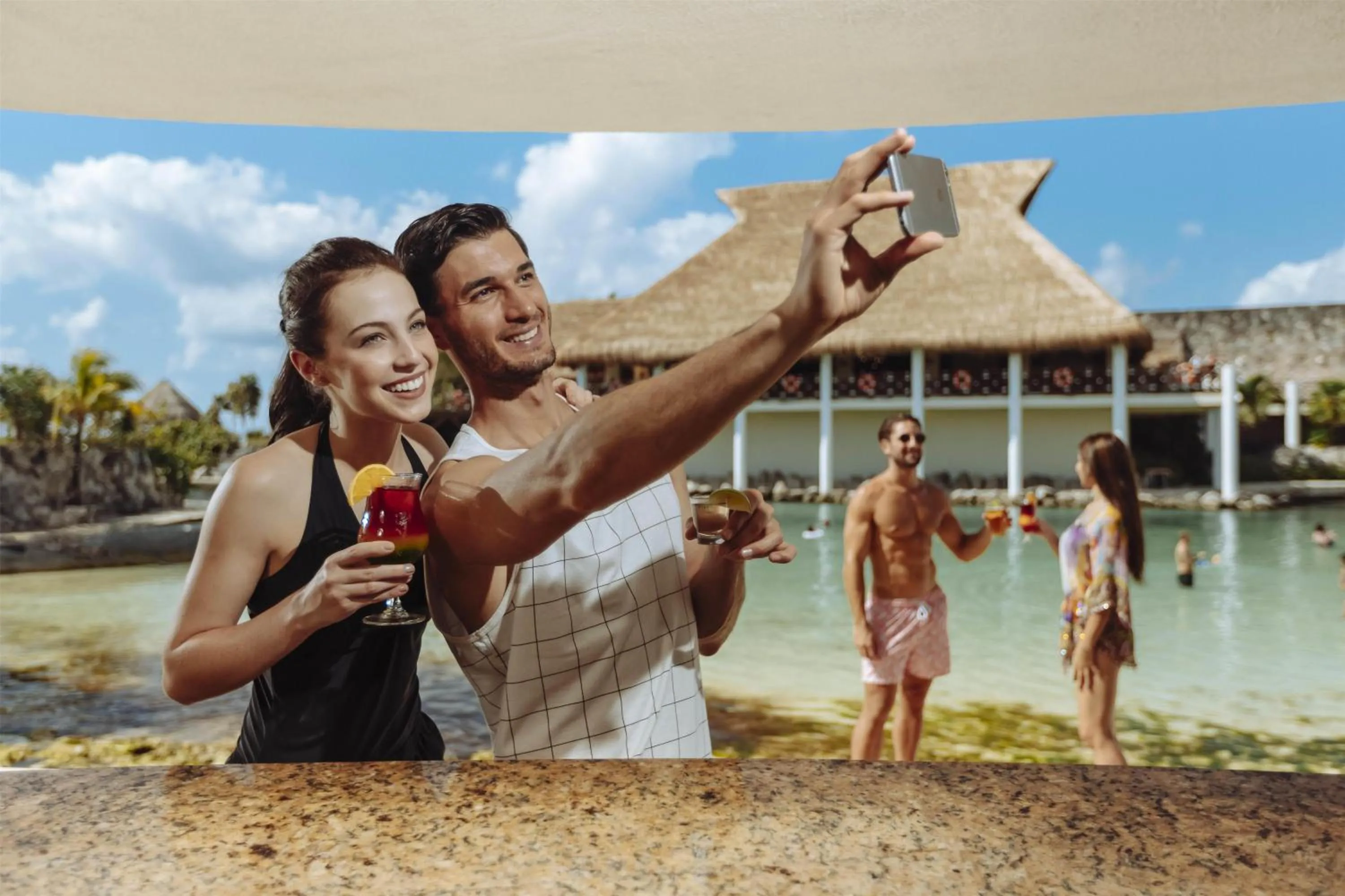 Lounge or bar in Occidental at Xcaret Destination - All Inclusive