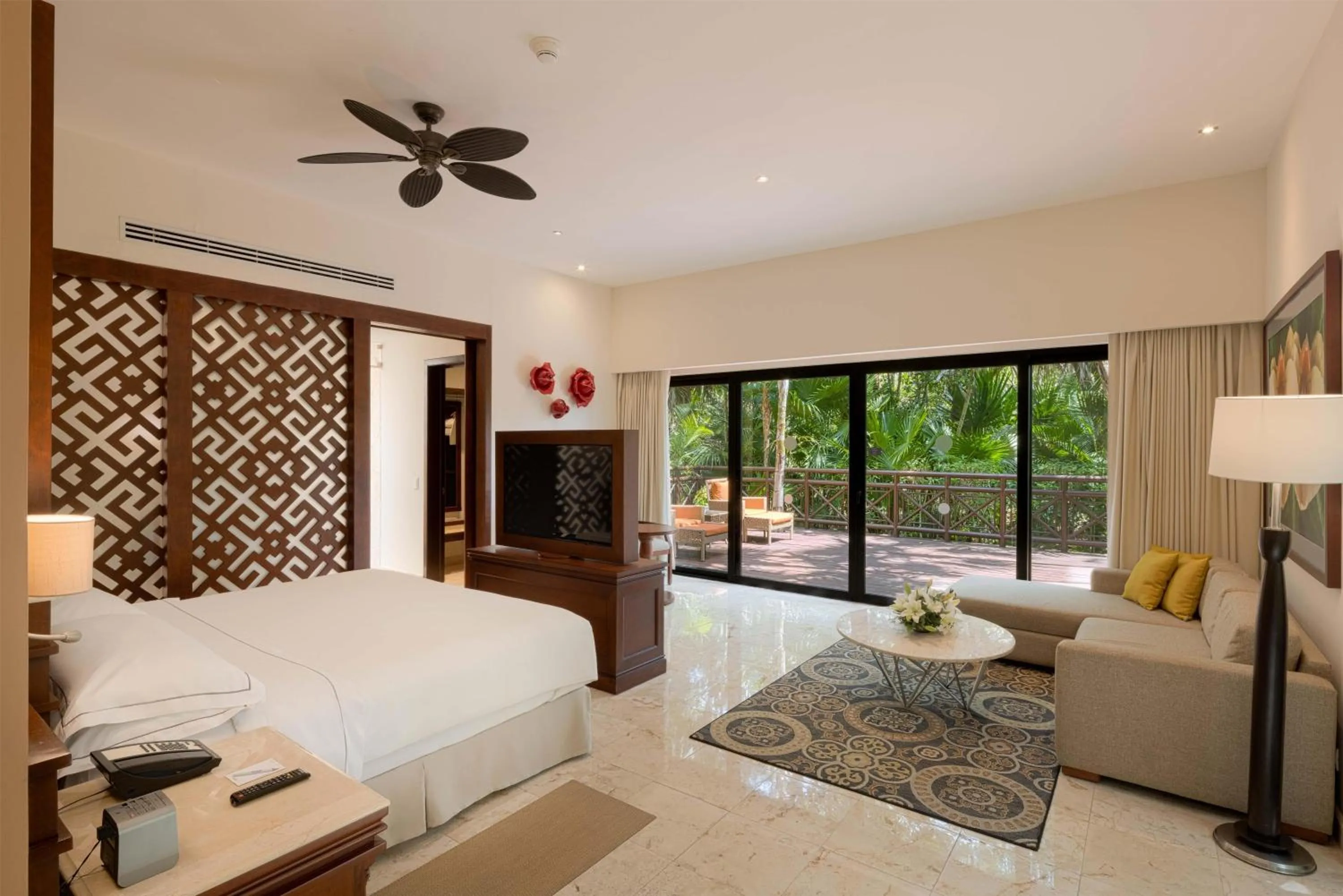 Photo of the whole room, Bed in Occidental at Xcaret Destination - All Inclusive