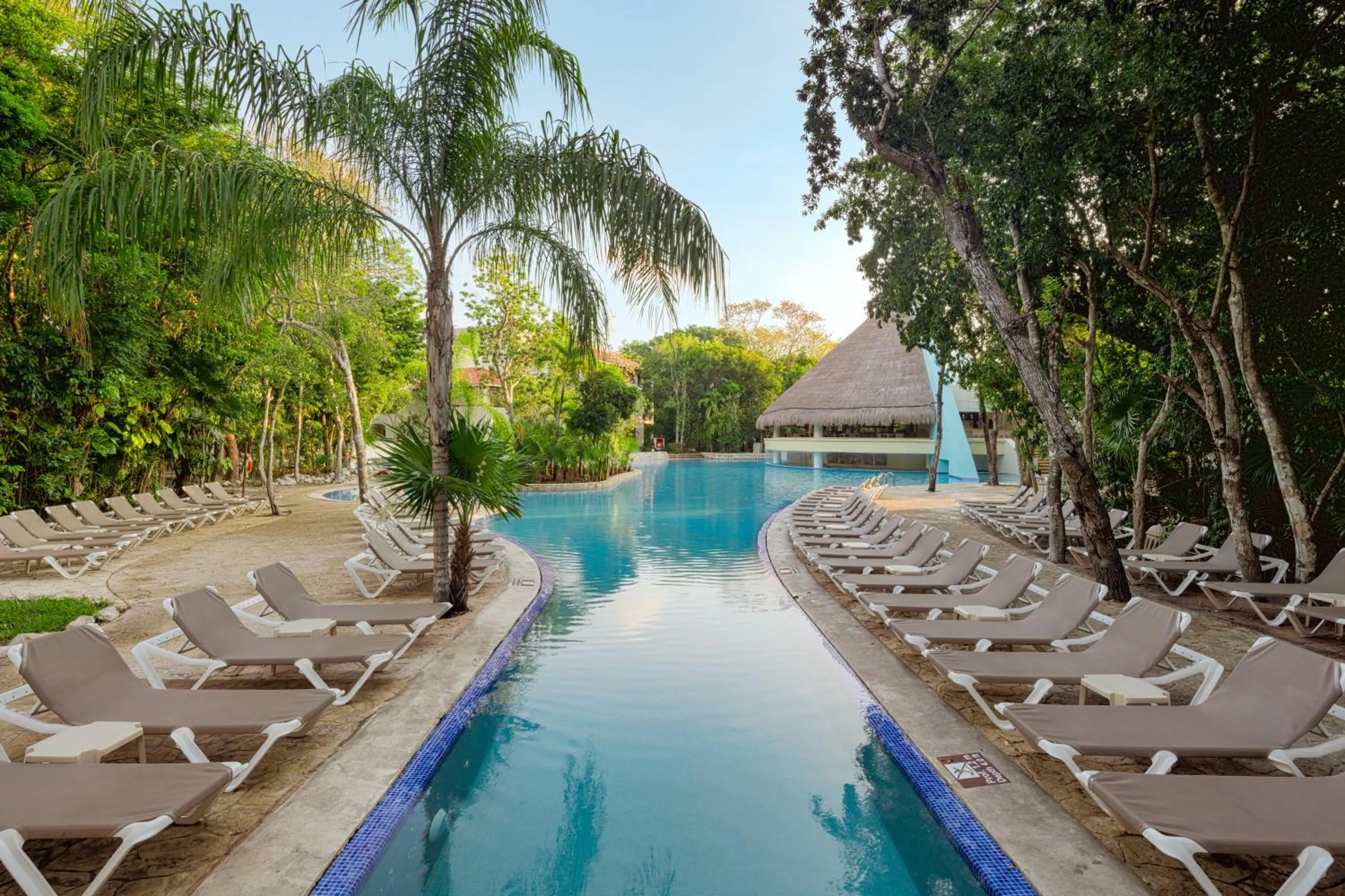 Pool view in Occidental at Xcaret Destination - All Inclusive
