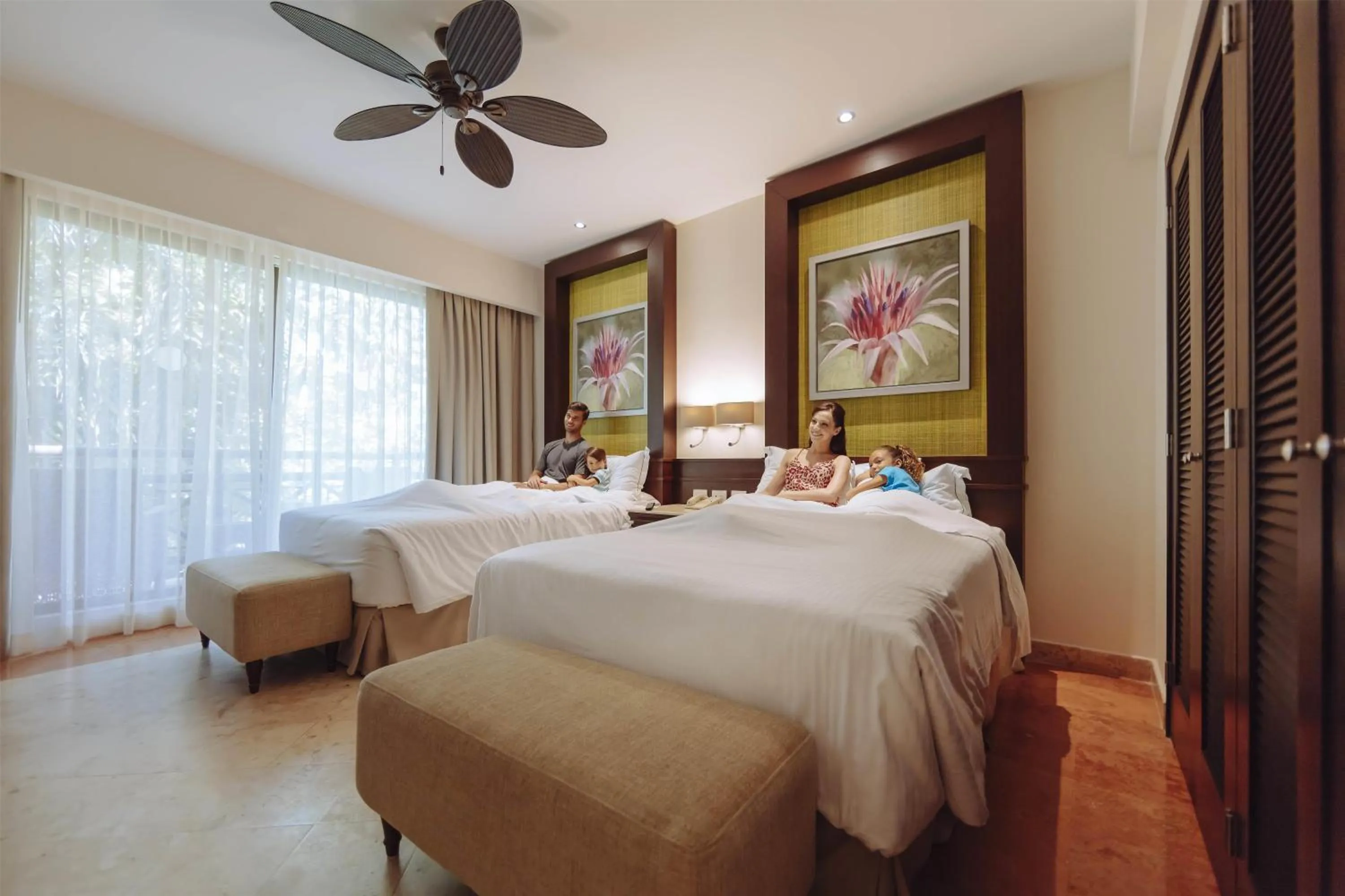 Bedroom, Bed in Occidental at Xcaret Destination - All Inclusive