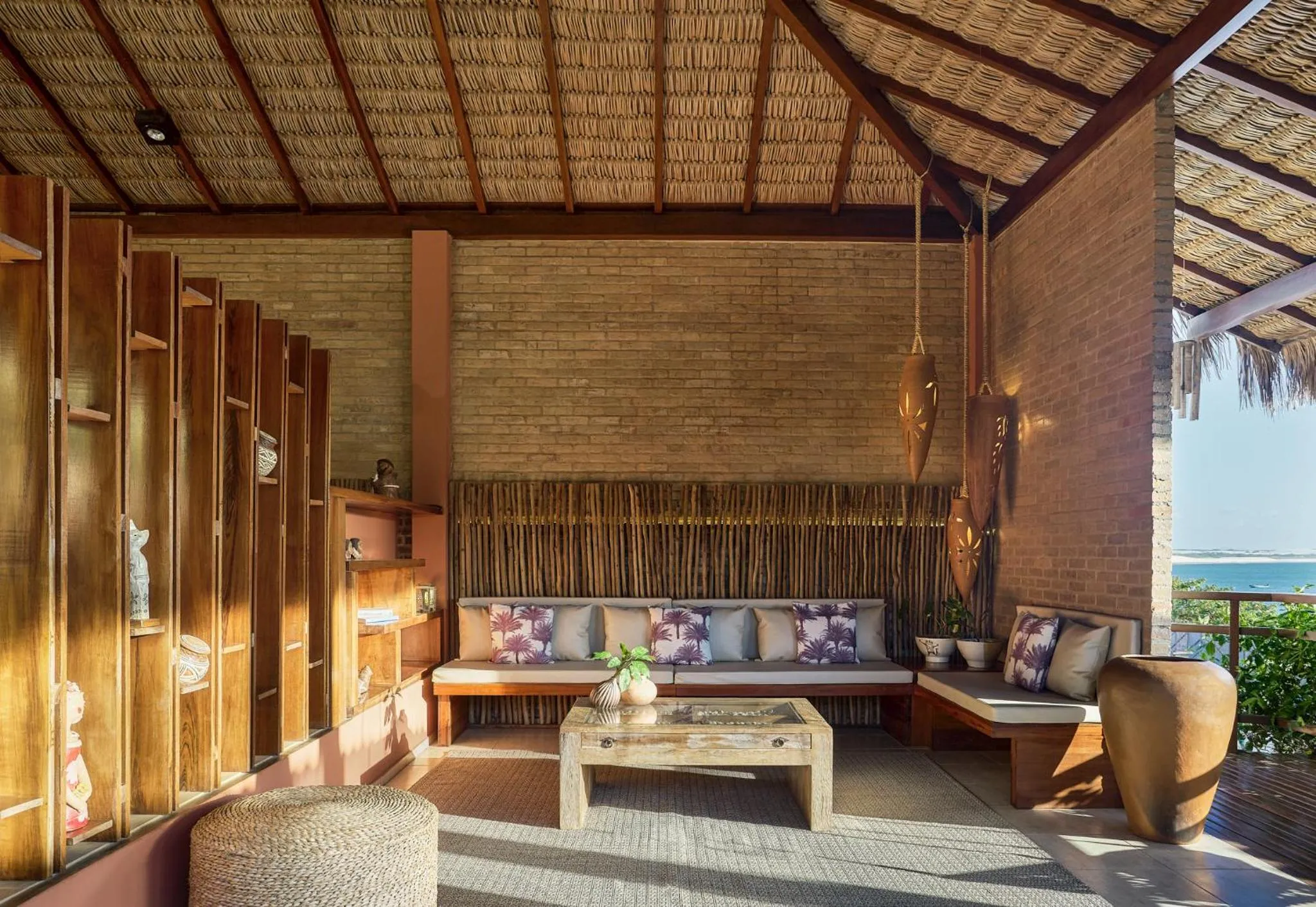 Living room in Pousada Jeribá