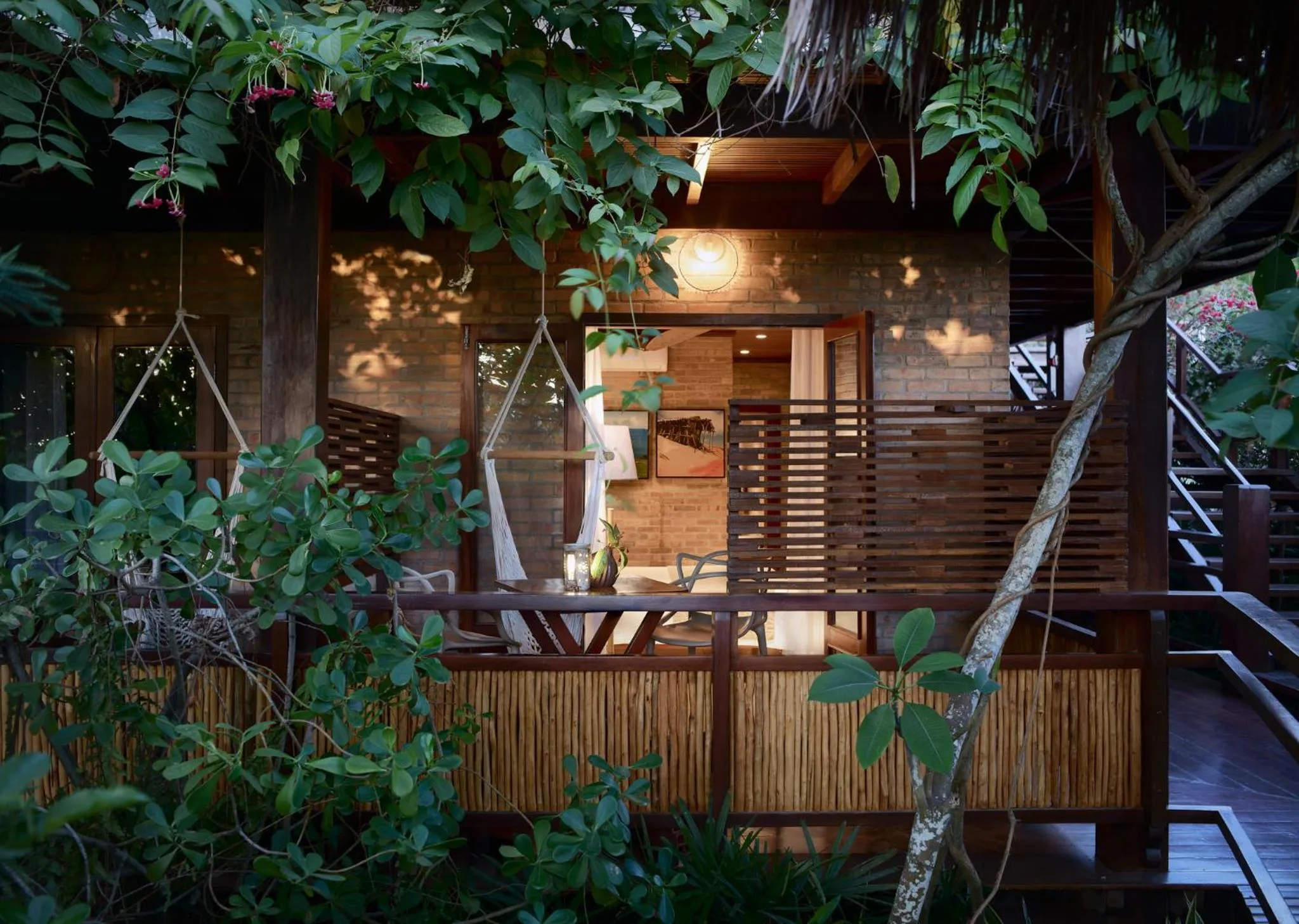 Patio in Pousada Jeribá