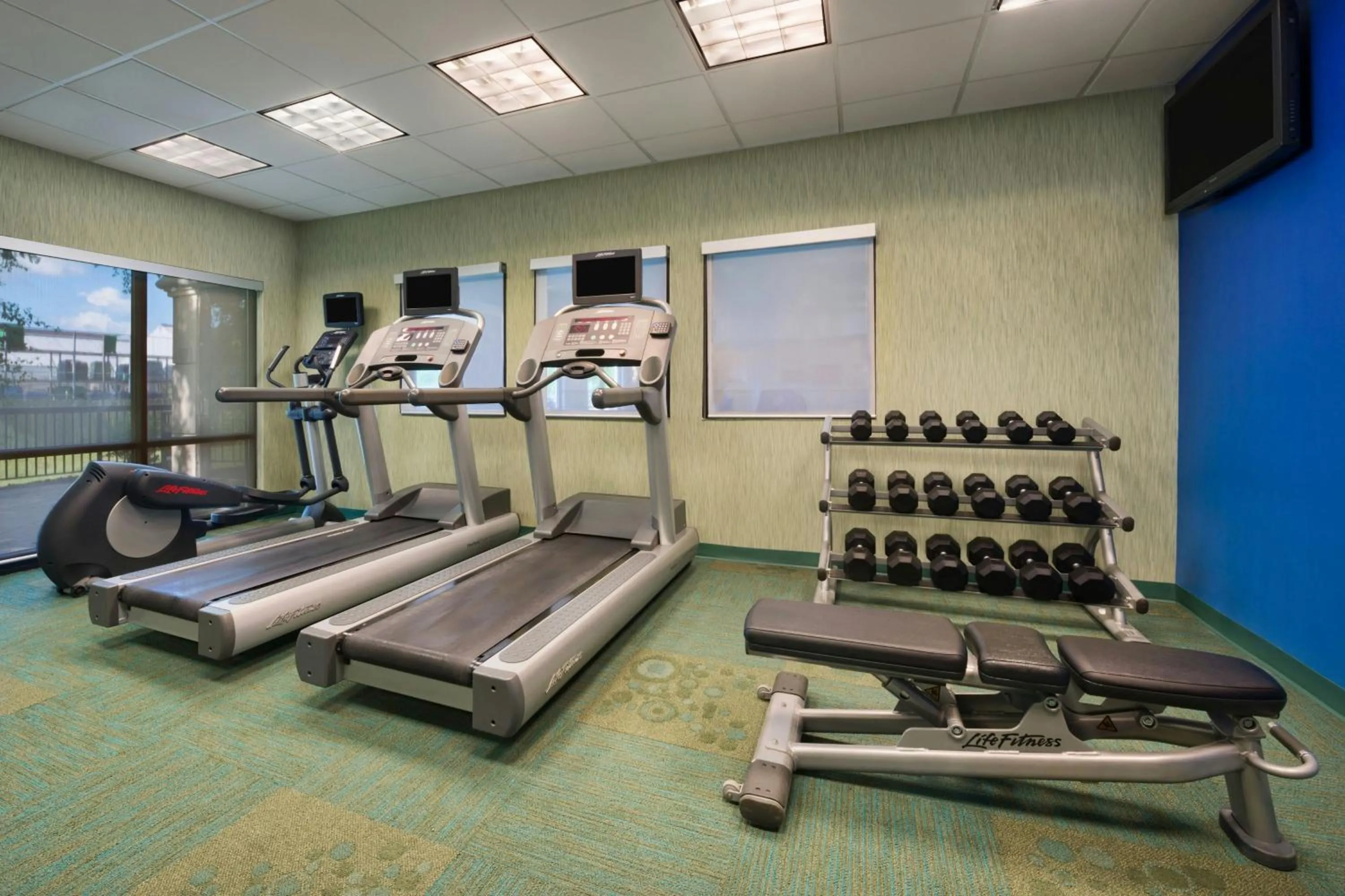 Fitness centre/facilities in SpringHill Suites Mishawaka-University Area