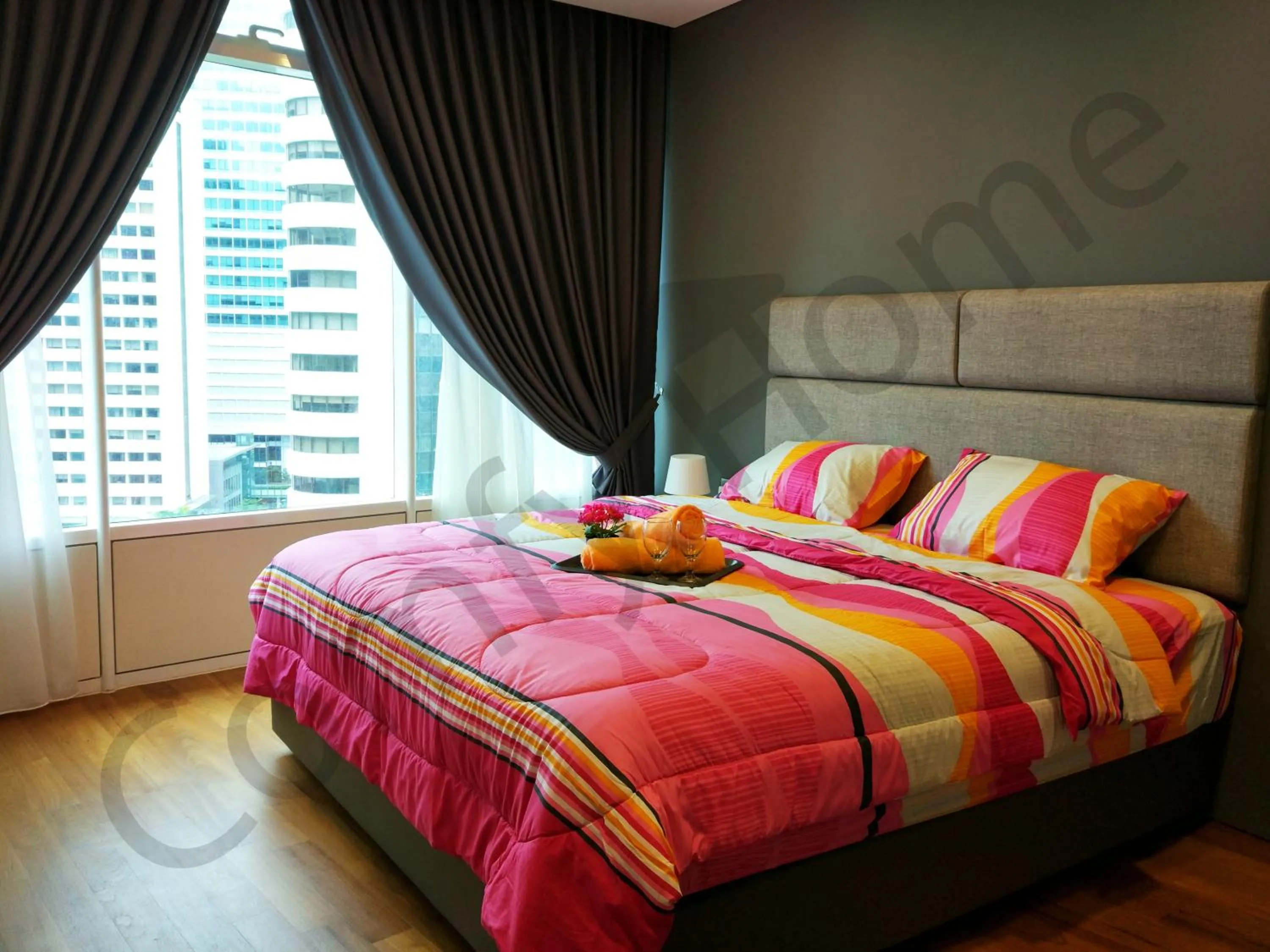 Bedroom, Bed in 5 STAR & LUXURY Apartment near KLCC/ KL City Centre