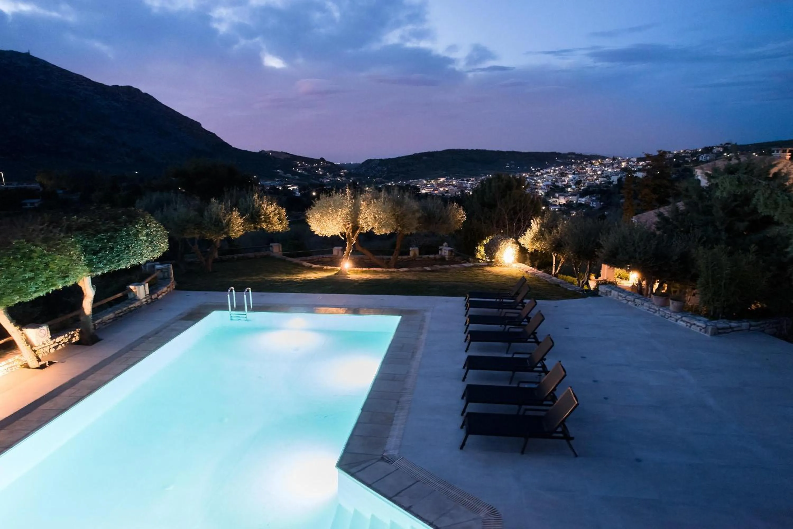 Swimming pool in Eliathos Hillside Retreat
