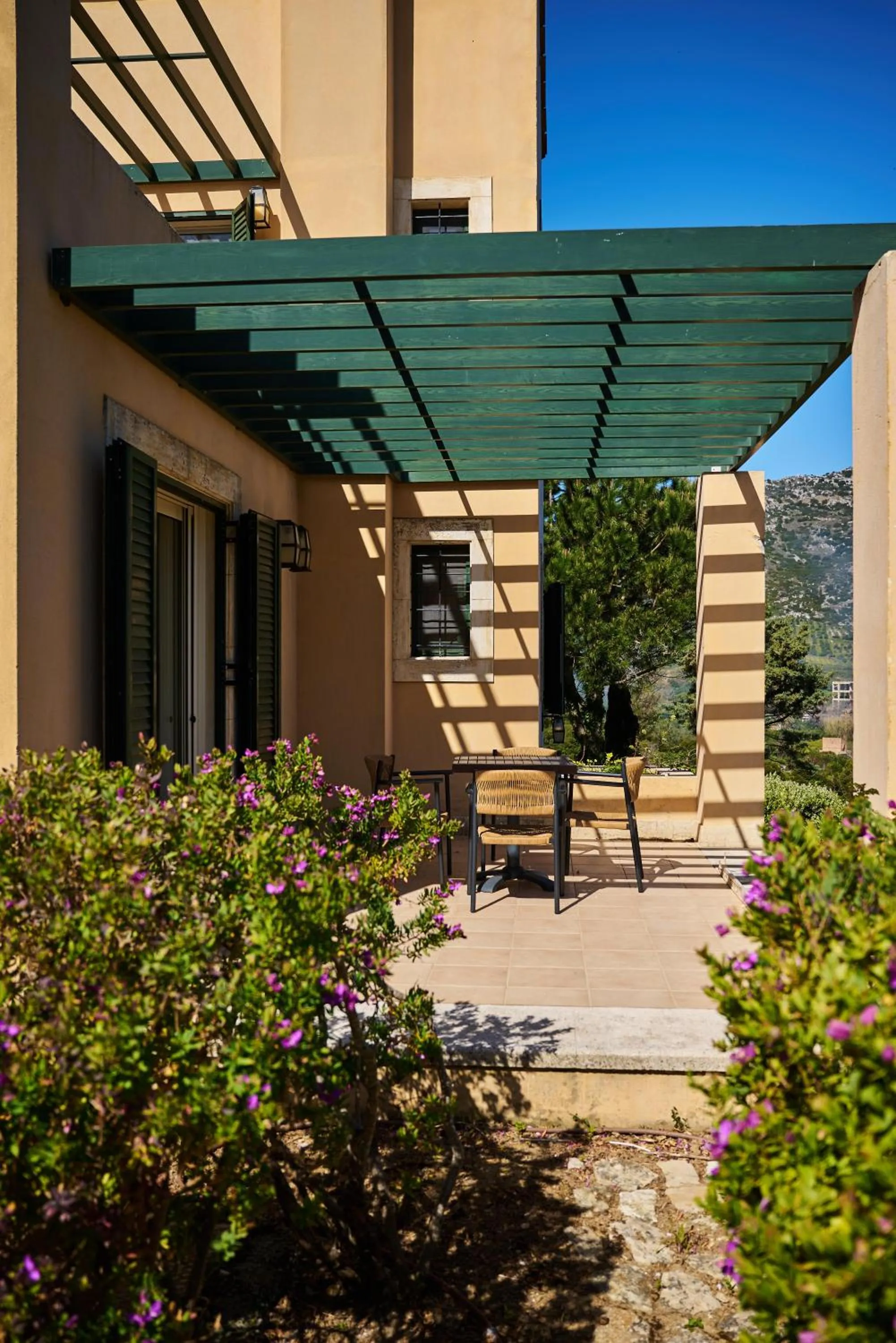 Balcony/Terrace in Eliathos Hillside Retreat