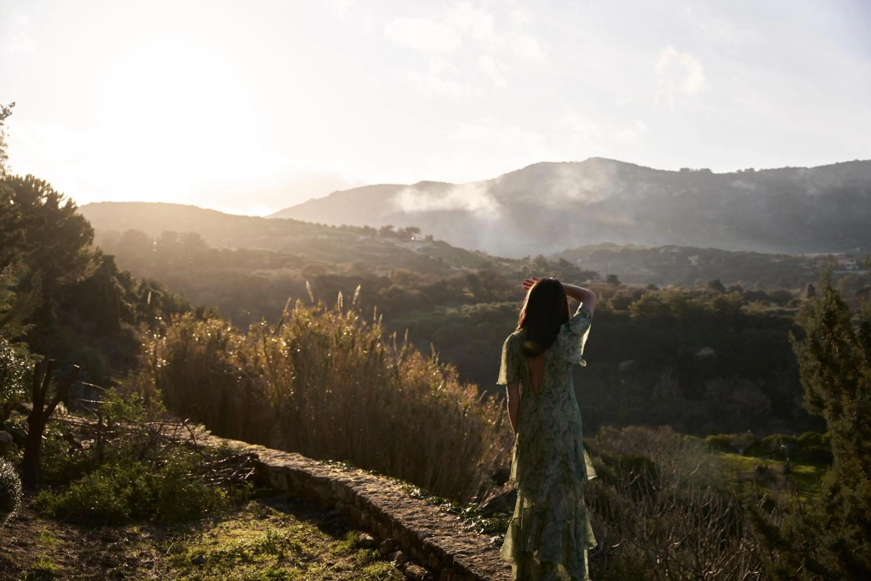 Natural landscape in Eliathos Hillside Retreat