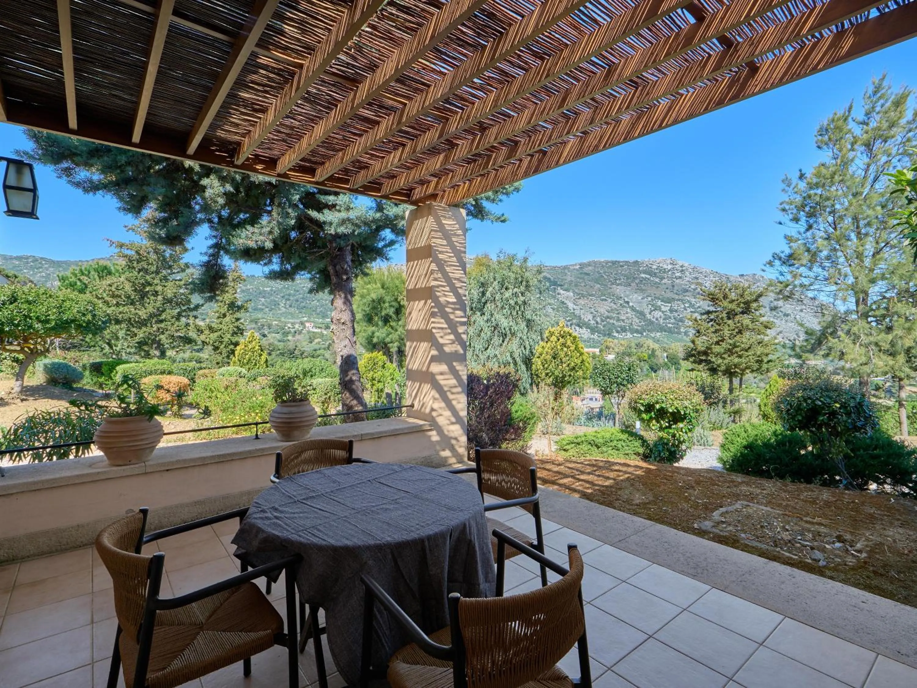 Balcony/Terrace in Eliathos Hillside Retreat
