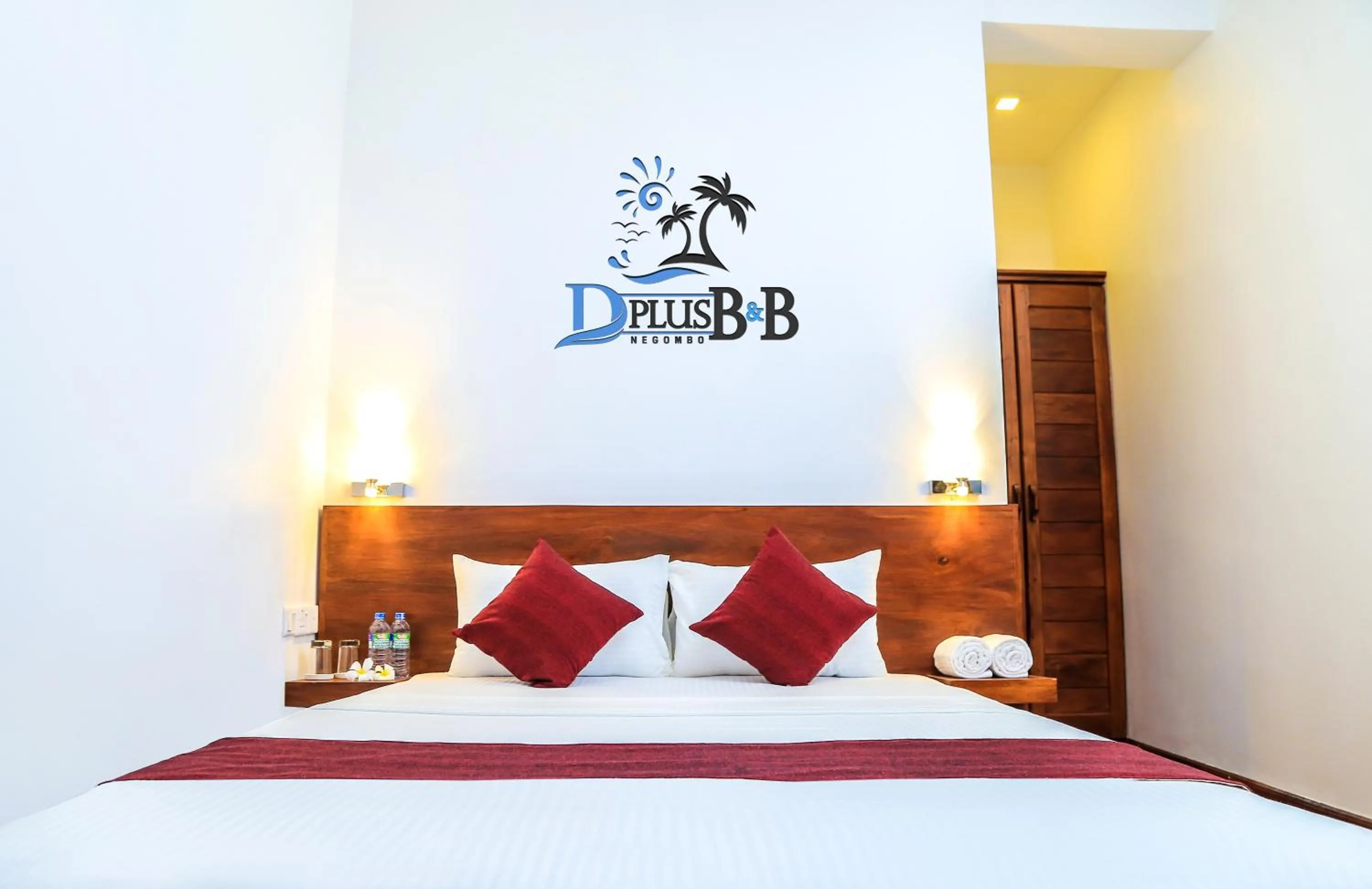 Bed in D Plus B&B Negombo