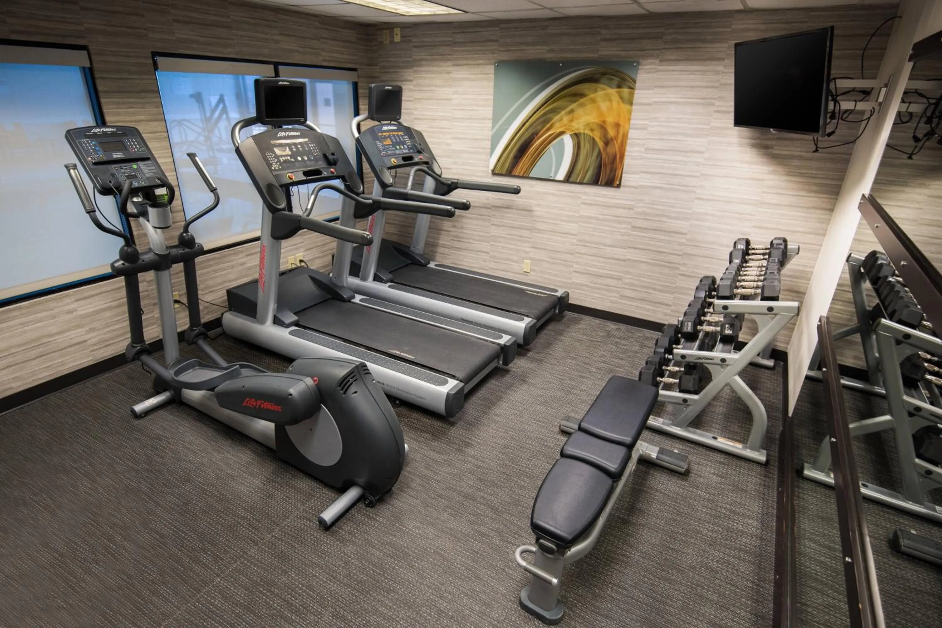 Fitness centre/facilities in Courtyard by Marriott Scranton Montage Mountain