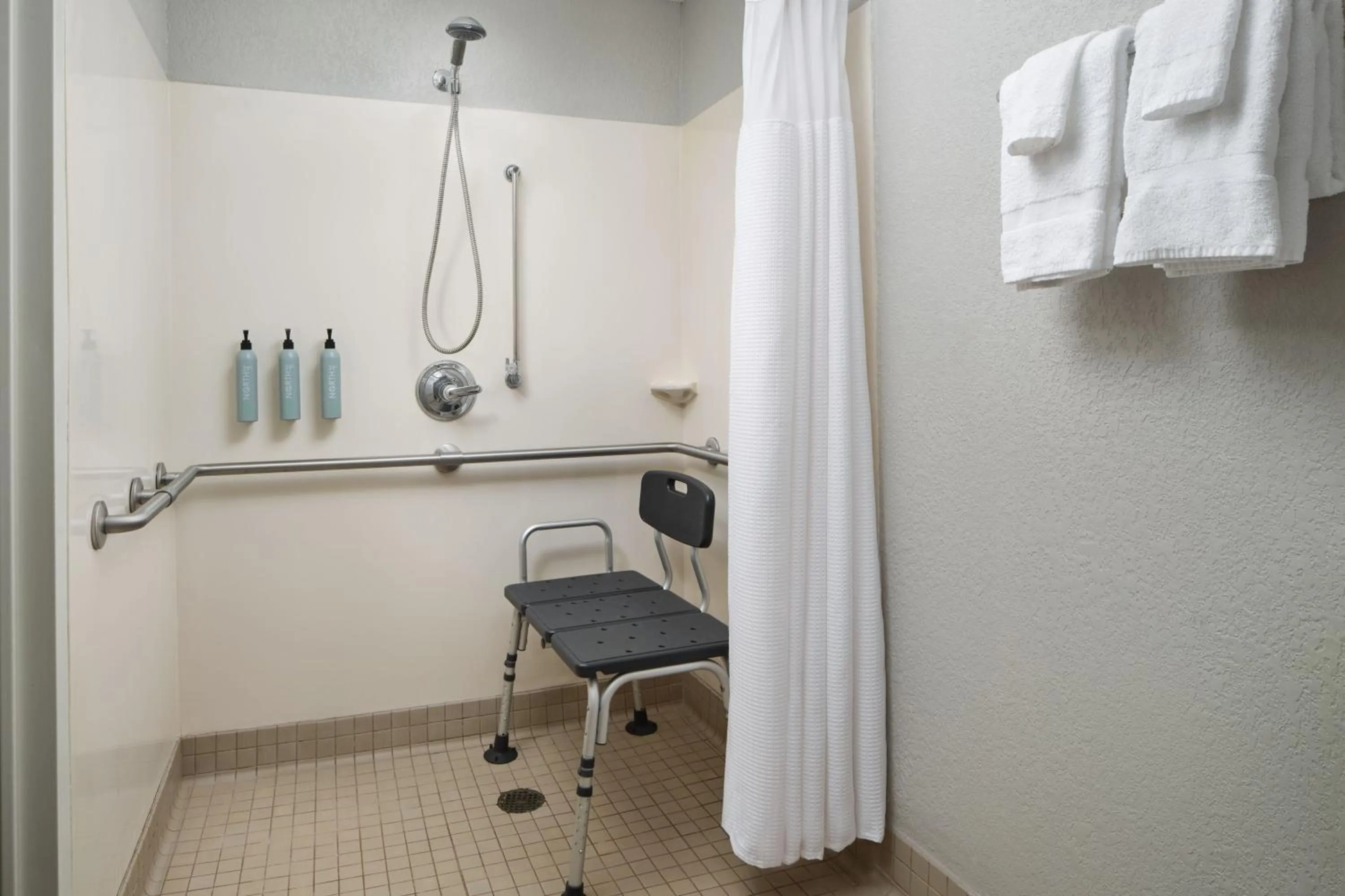 Bathroom in Courtyard by Marriott Scranton Montage Mountain