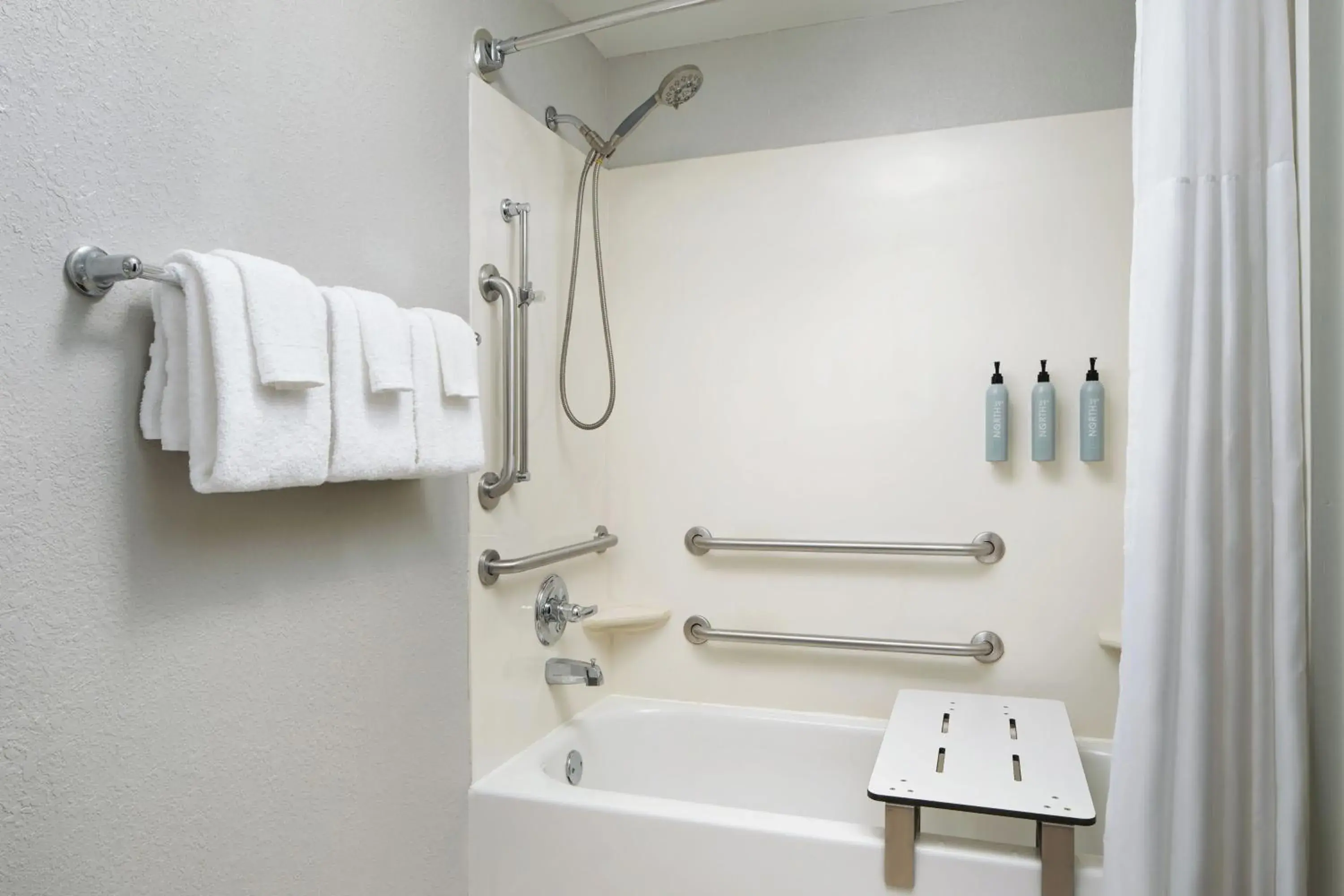 Double Room with Two Double Beds and Adapted Tub - Mobility Accessible in Courtyard by Marriott Scranton Montage Mountain Double Room with Two Double Beds and Adapted Tub - Mobility Accessible in Courtyard by Marriott Scranton Montage Mountain