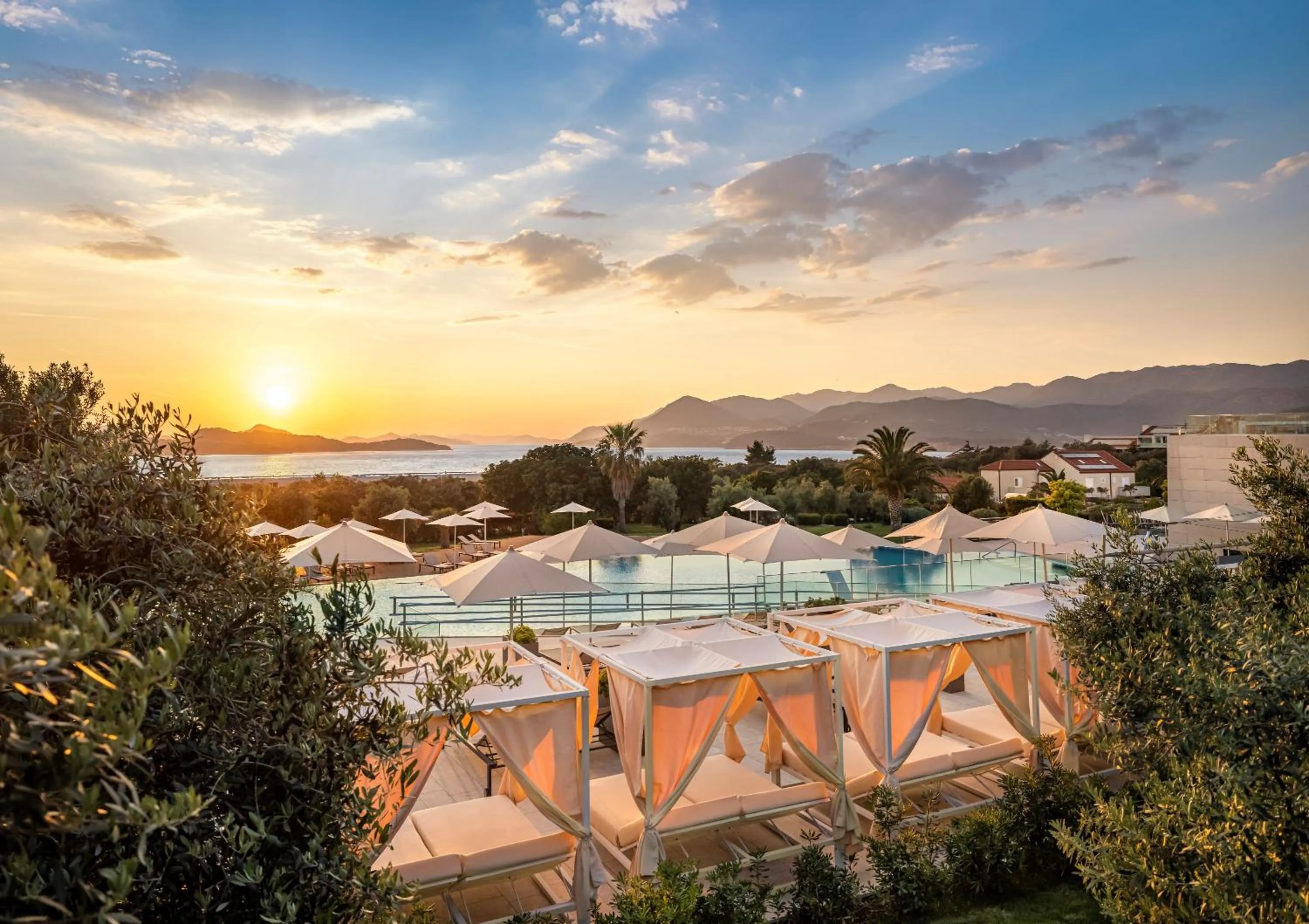 Swimming pool in Valamar Lacroma Hotel