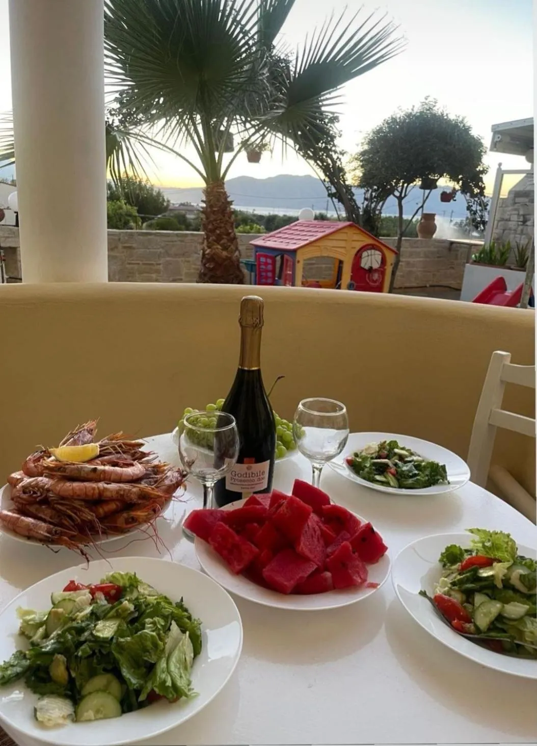 Garden view in Palladion Hotel