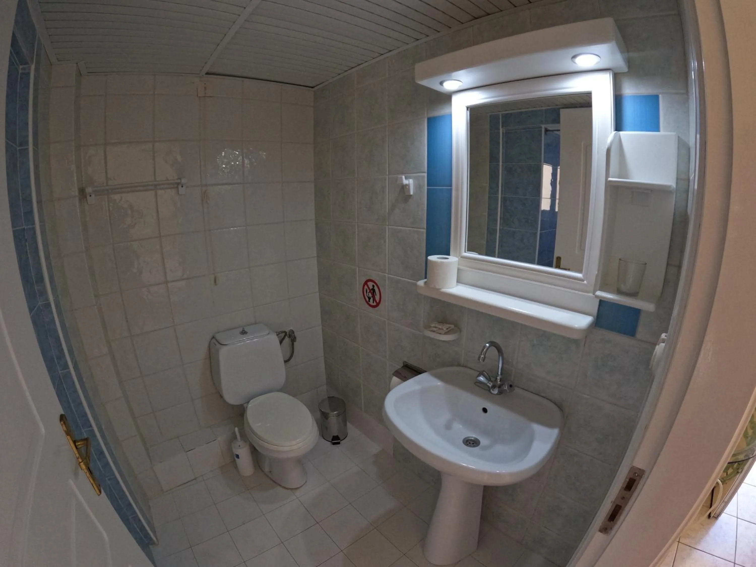 Shower in Palladion Hotel