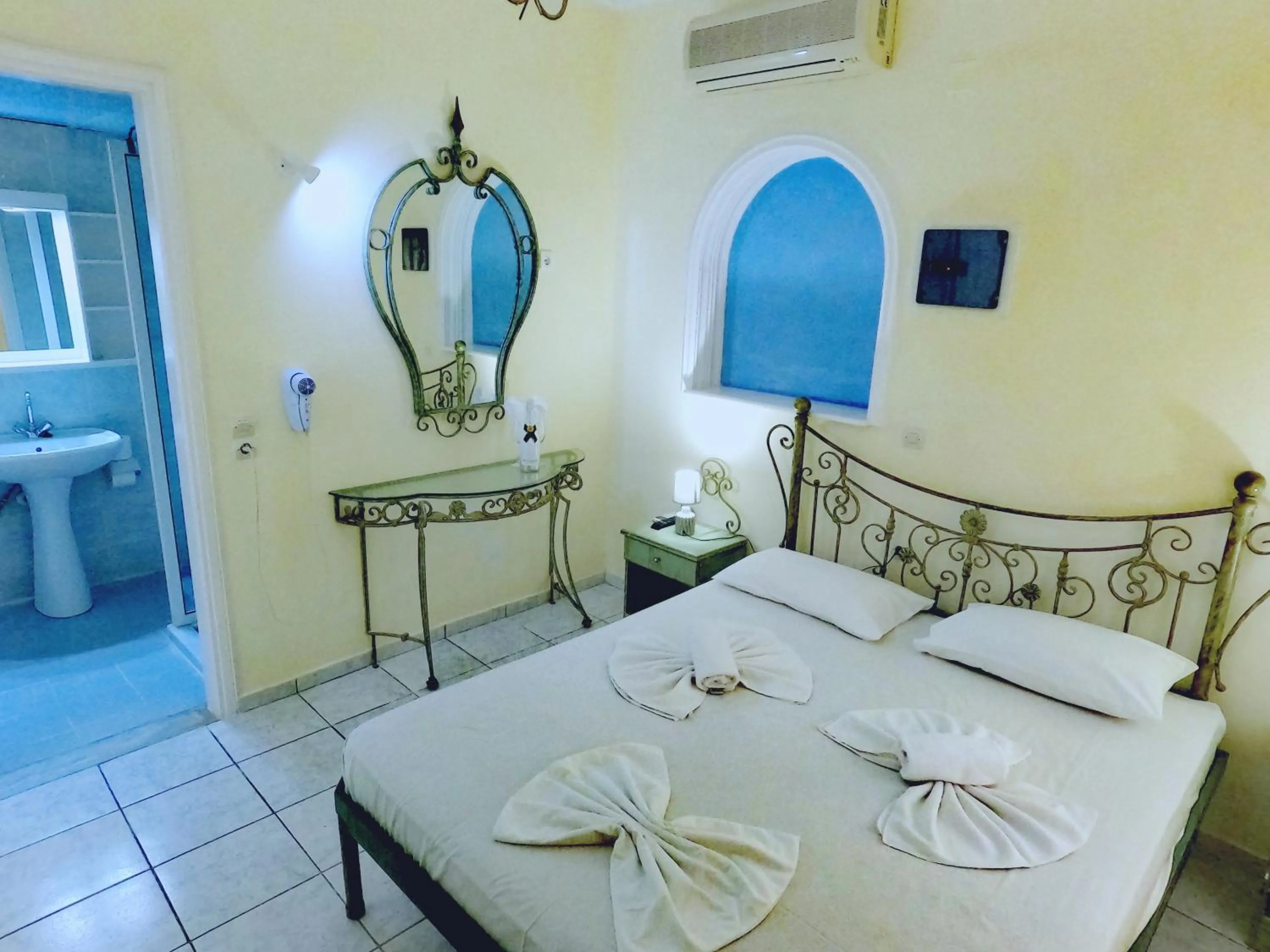 Bed in Palladion Hotel