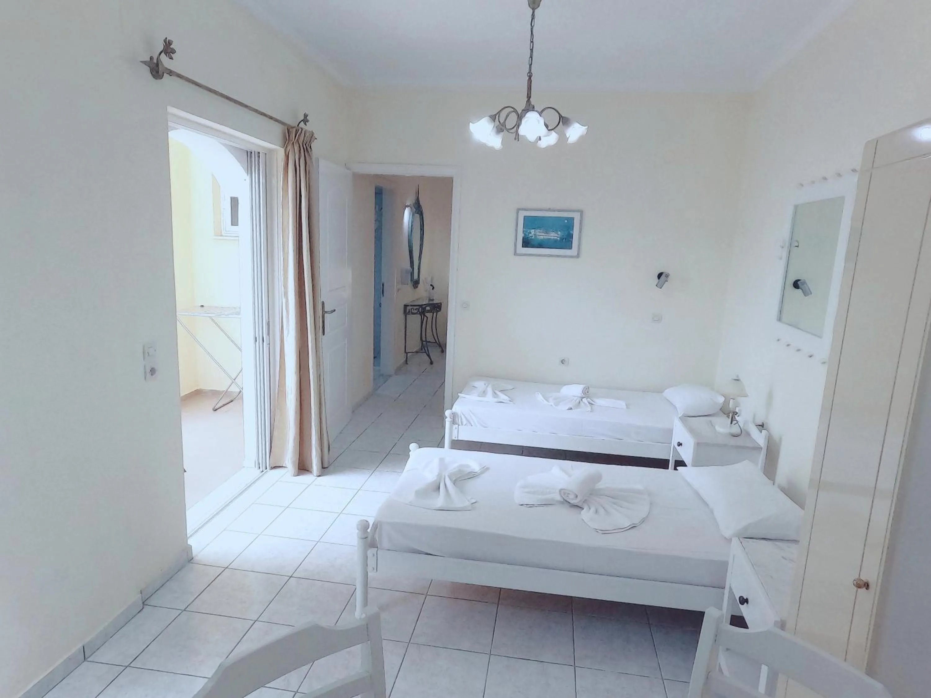 Bed in Palladion Hotel