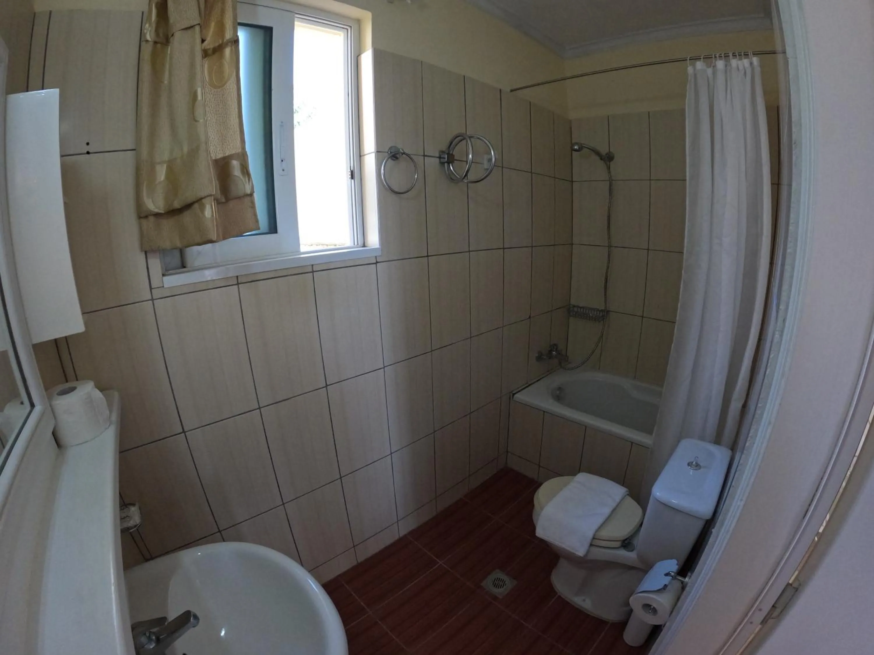 Bathroom in Palladion Hotel