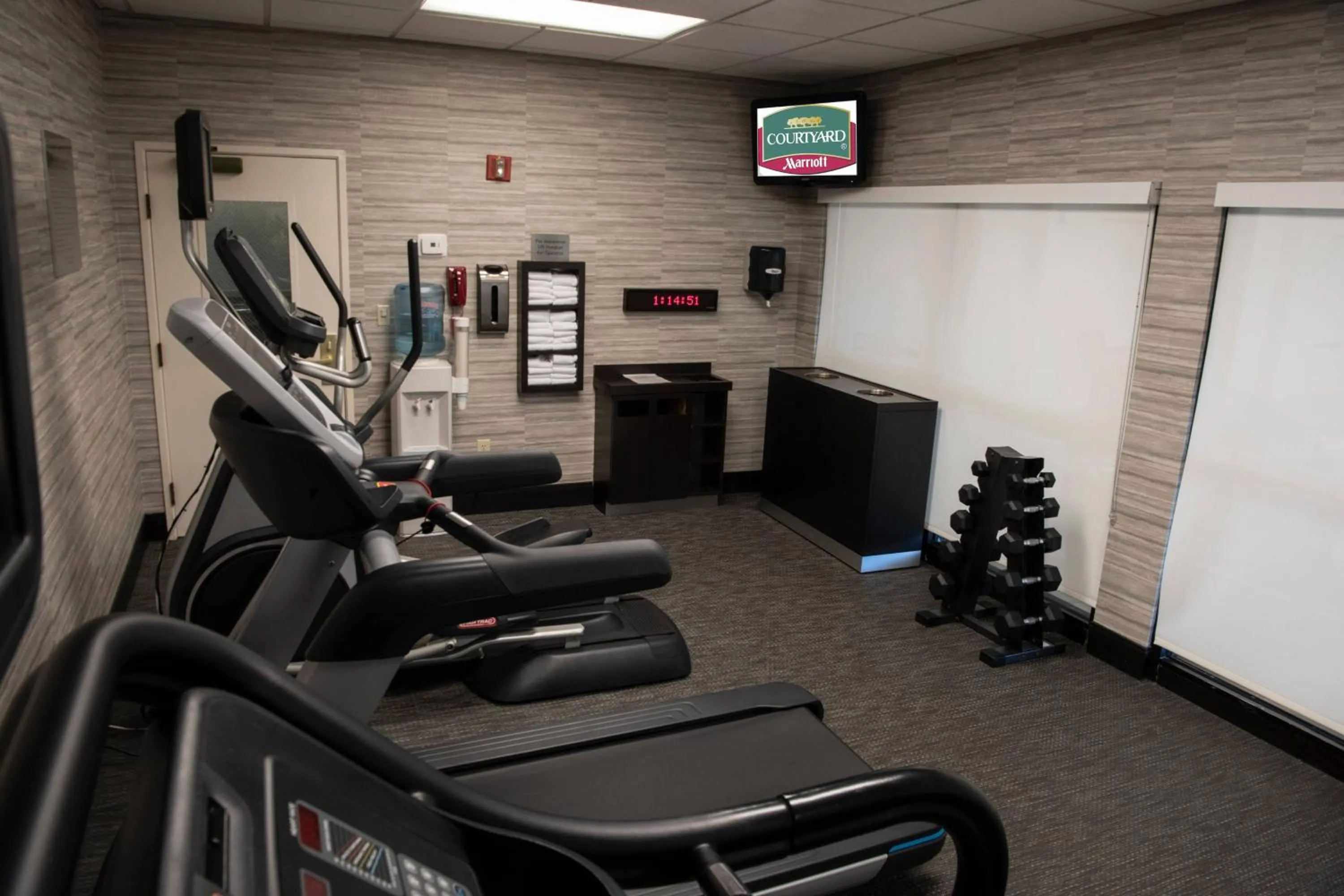 Fitness centre/facilities in Courtyard Shreveport Airport