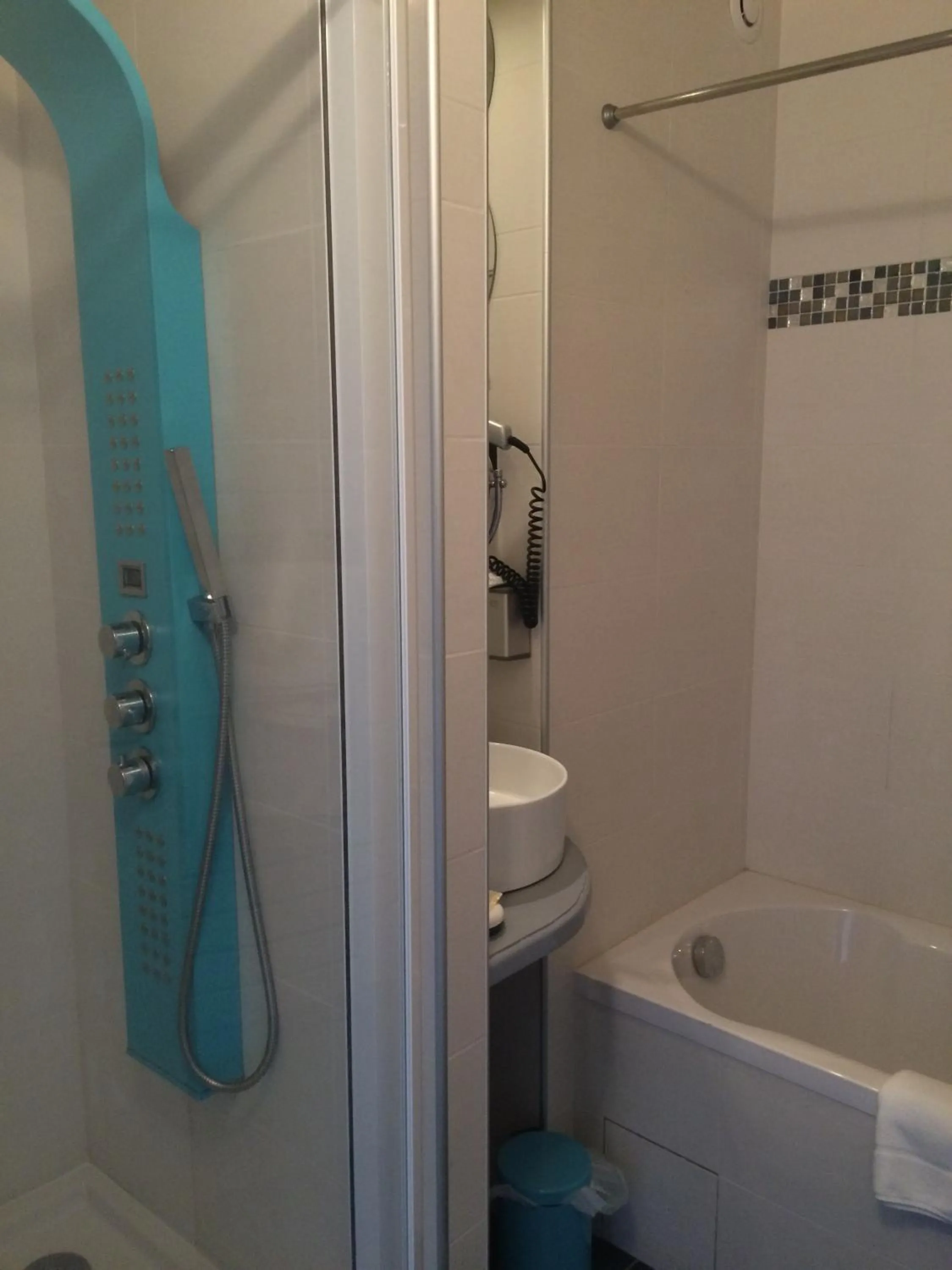 Bathroom in Auberge de la Petite Ferme, Super-Besse Est, The Originals Relais