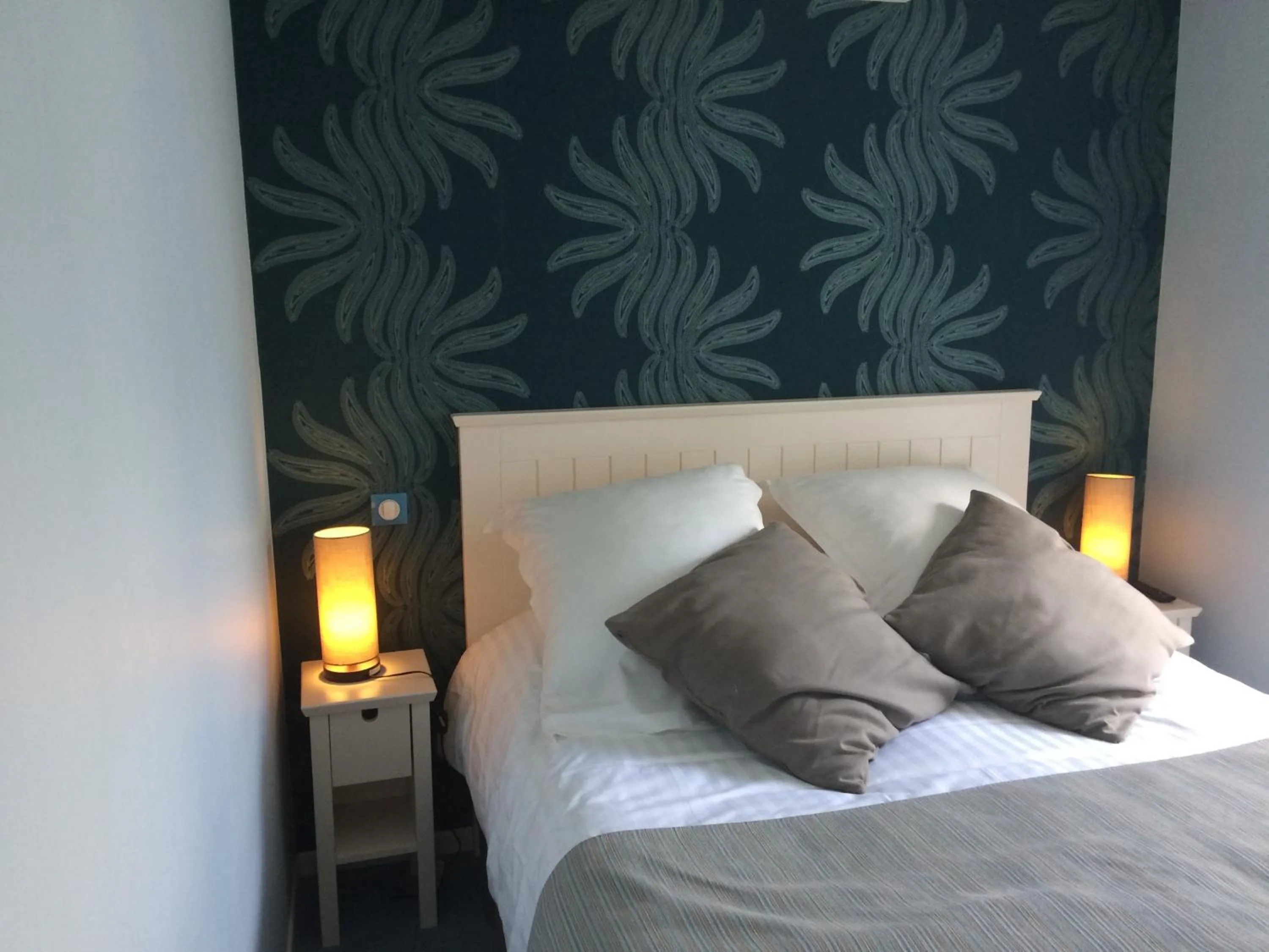 Bed in Auberge de la Petite Ferme, Super-Besse Est, The Originals Relais