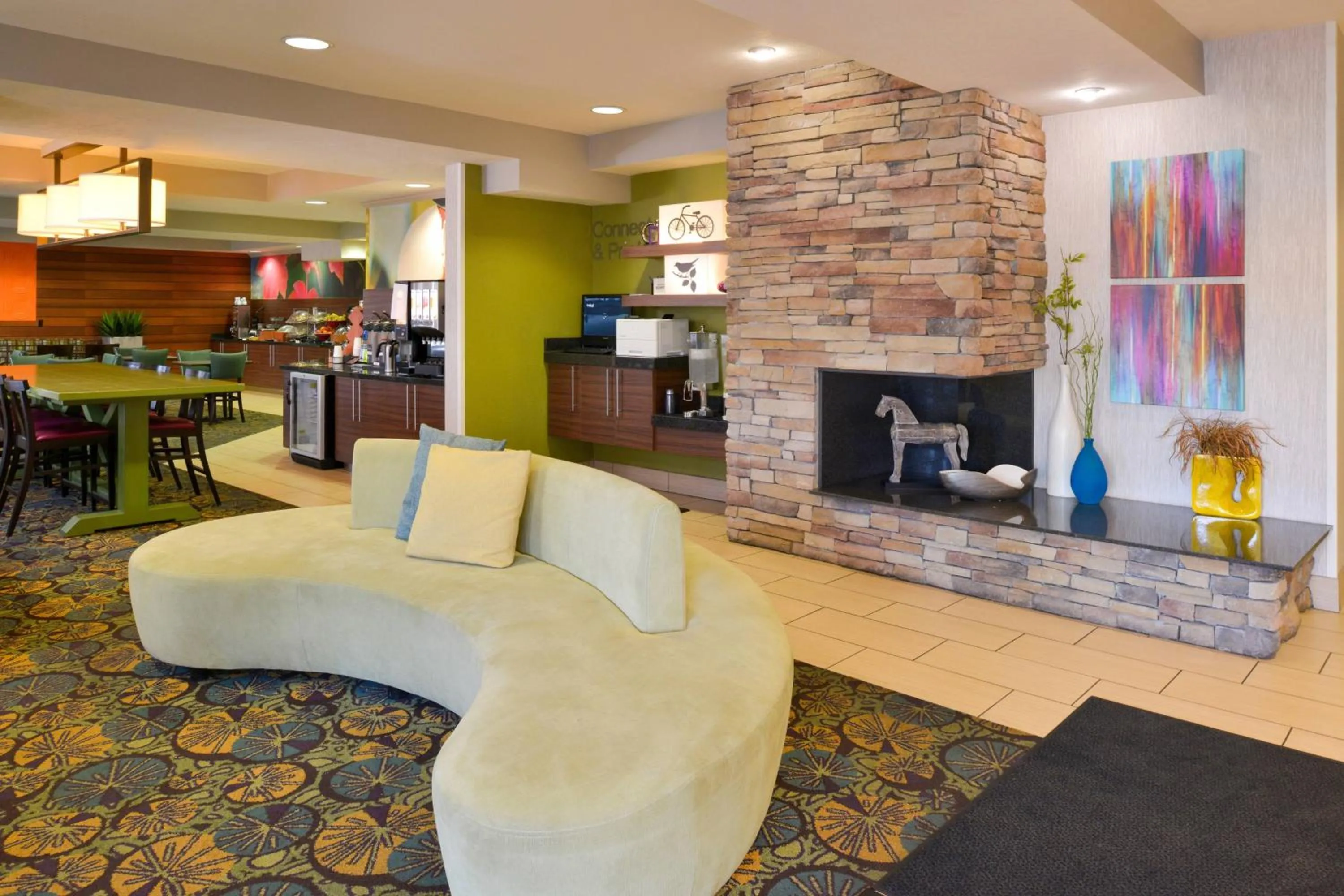 Lobby or reception in Fairfield Inn Salt Lake City Layton