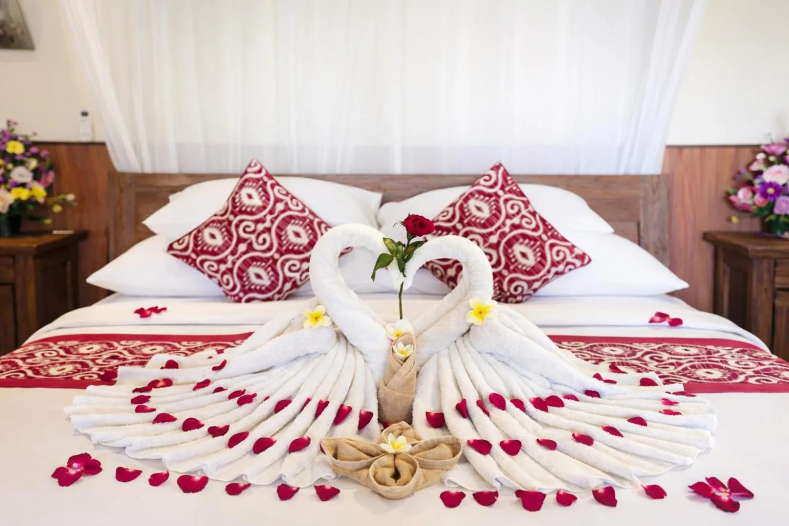 Bed in Villa Ulun Mertha - 1BR Private Villa