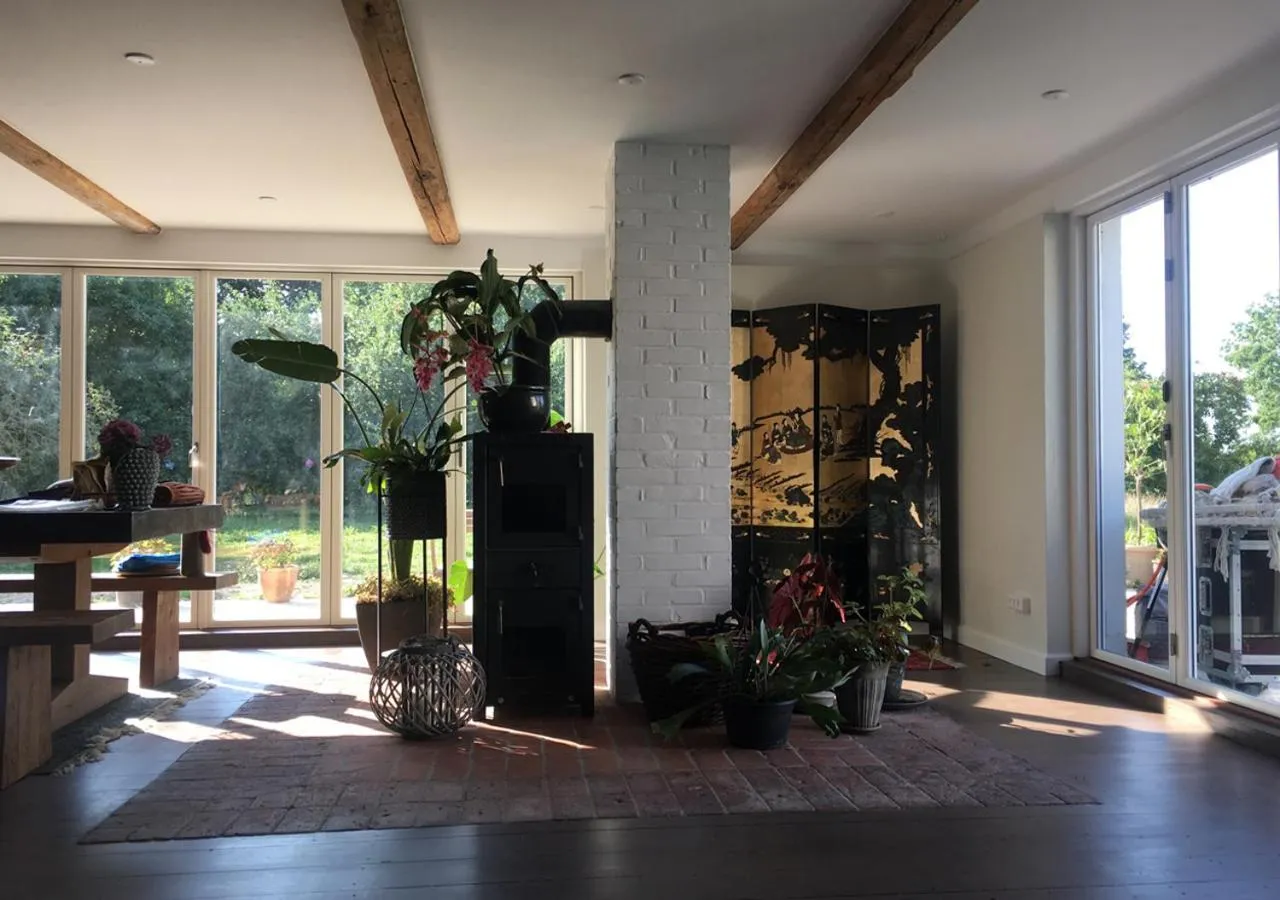 Communal lounge/ TV room in Hørhaven B&B