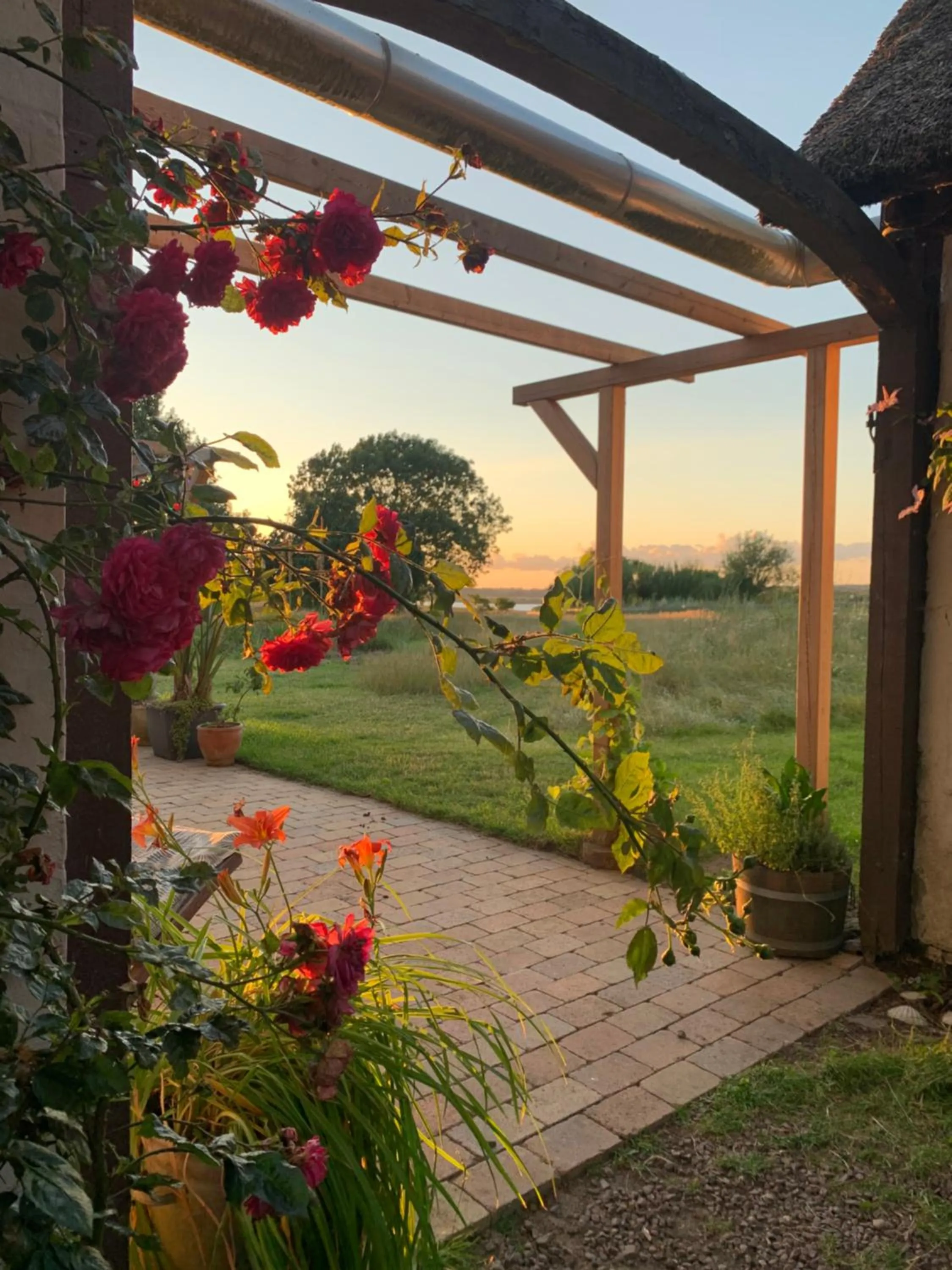 Patio in Hørhaven B&B