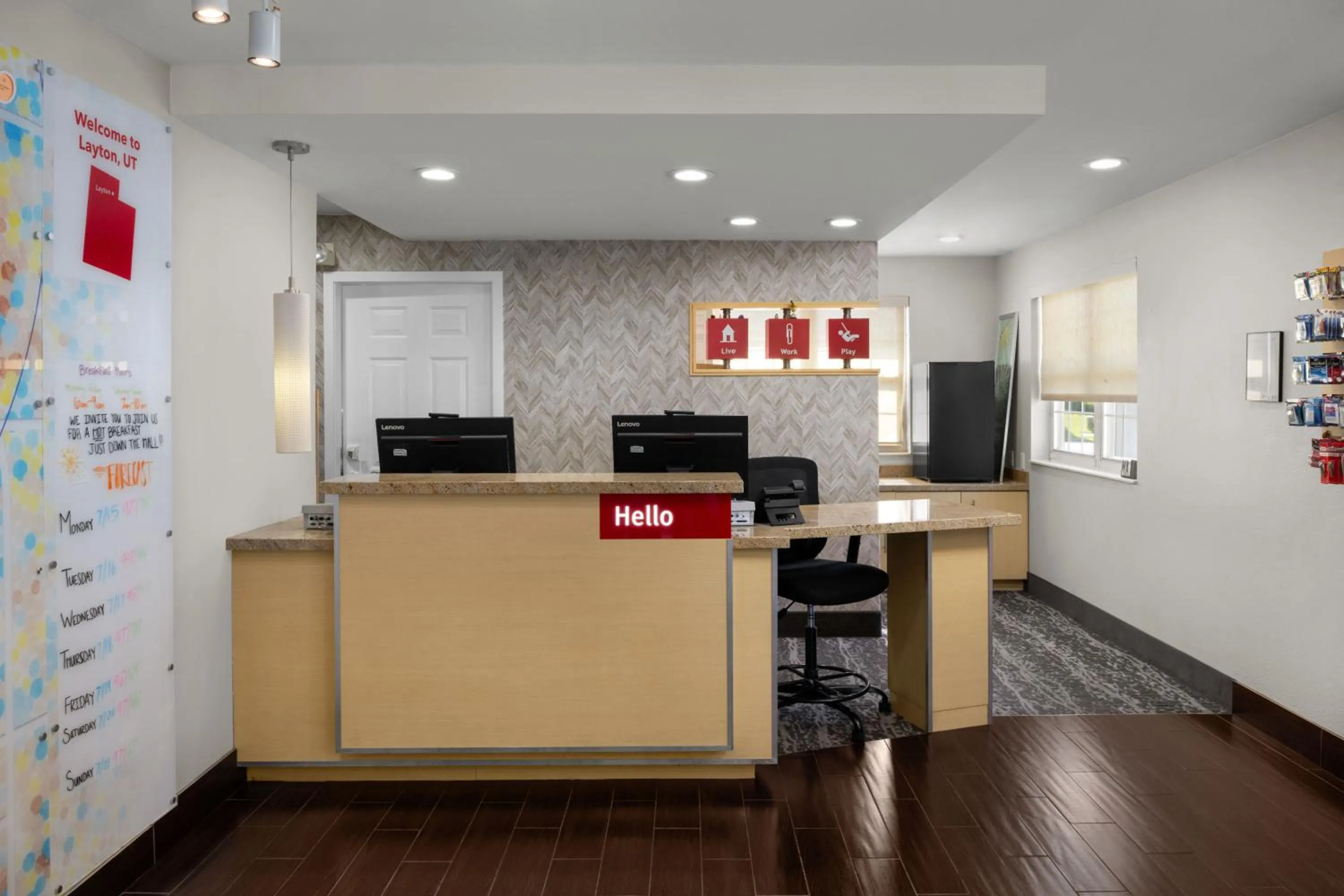 Lobby or reception in TownePlace Suites Salt Lake City Layton