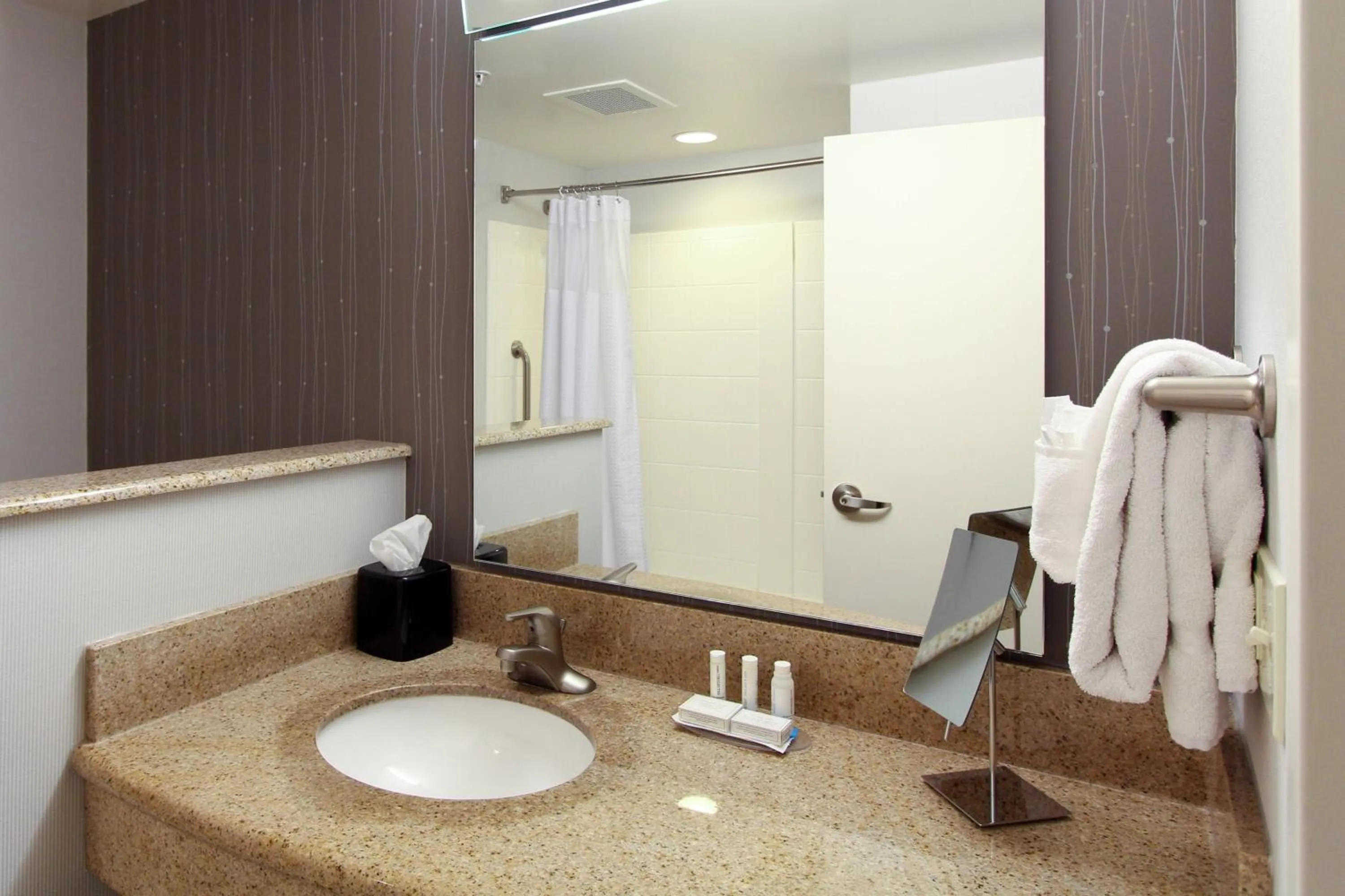 Bathroom in Courtyard by Marriott Salina