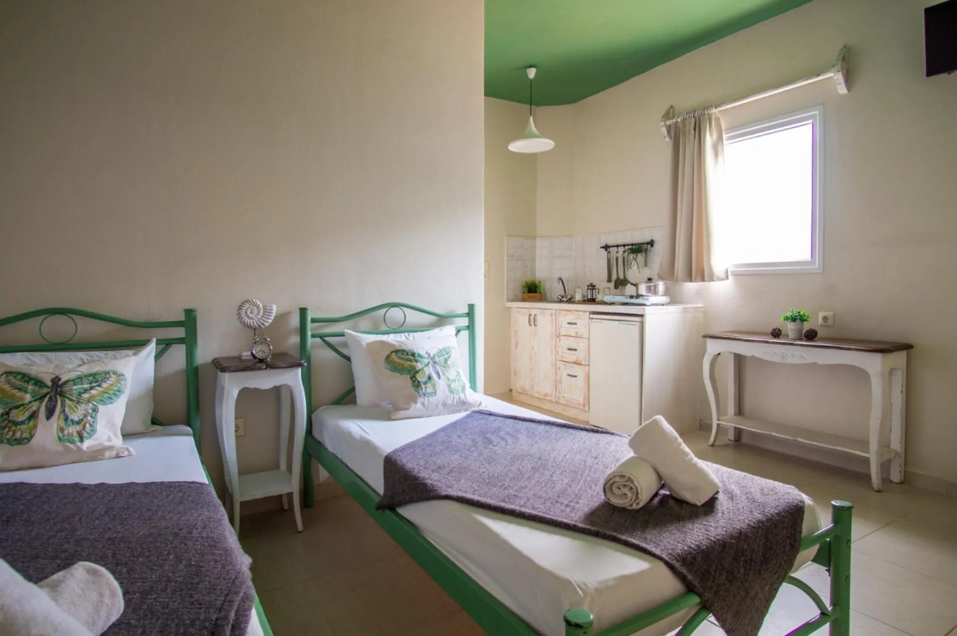 Bed in Golden Sun Boutique