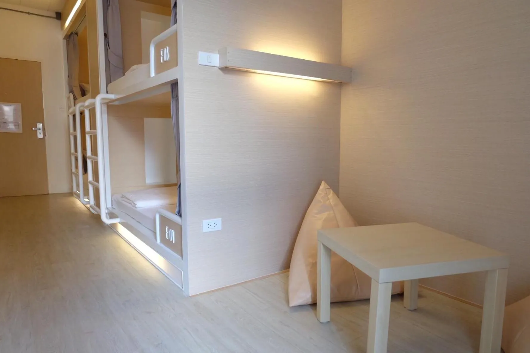 Seating area in About A Bed Hostel Chiangmai