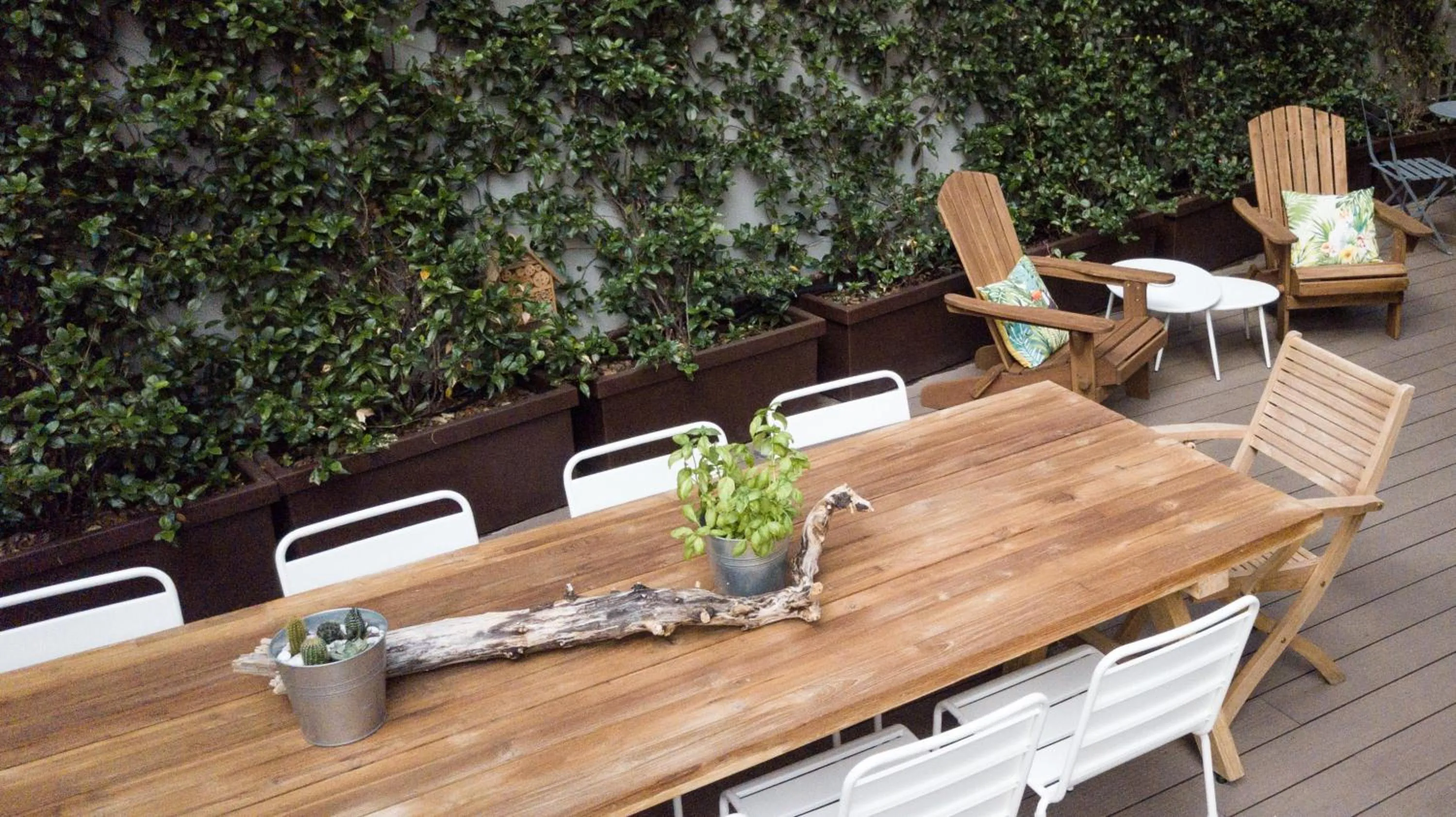 Garden in Eco Urban B&B