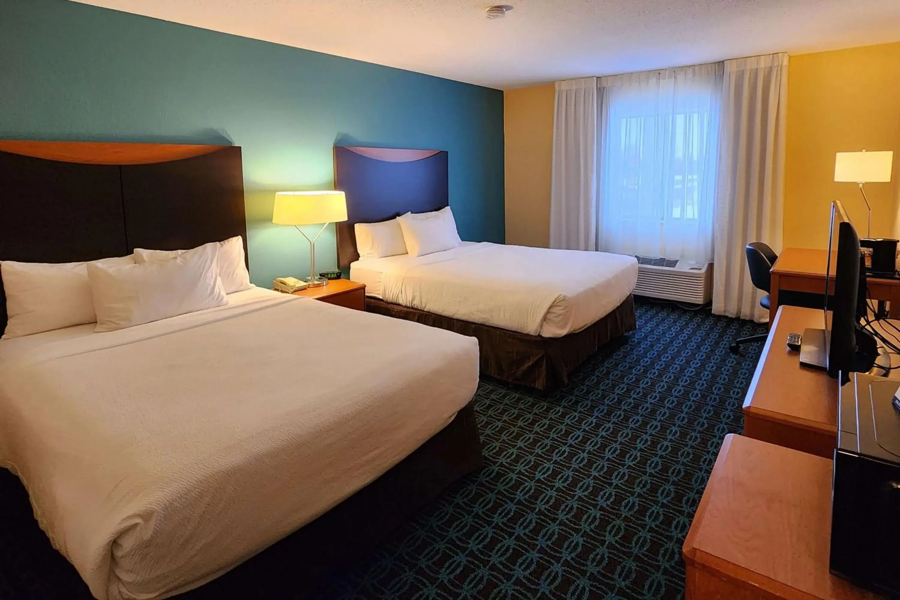 Queen Room with Two Queen Beds and Roll-in Shower - Mobility Accessible/Non-Smoking in Fairfield Inn & Suites St. Cloud Queen Room with Two Queen Beds and Roll-in Shower - Mobility Accessible/Non-Smoking in Fairfield Inn & Suites St. Cloud