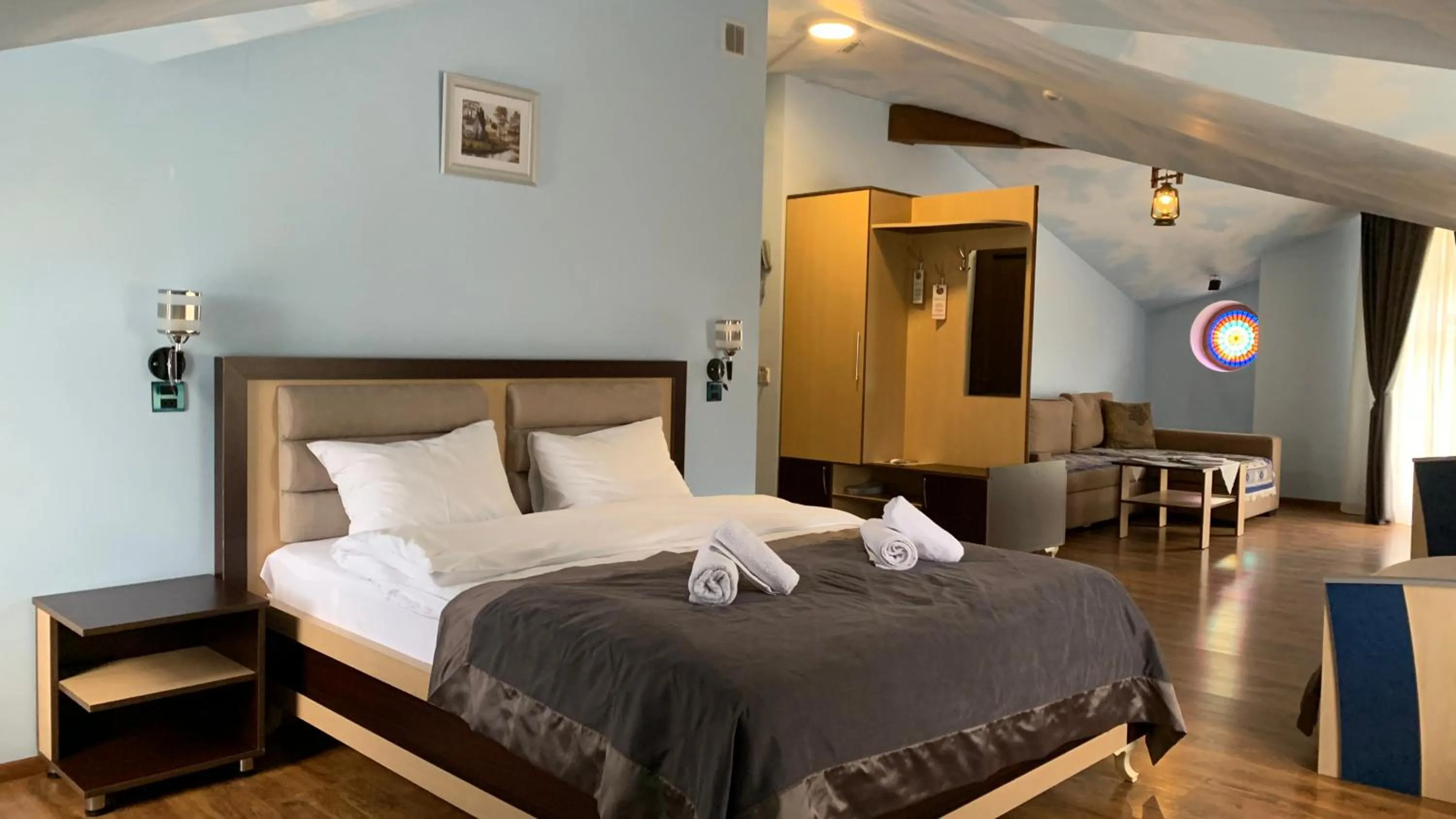 Bedroom, Bed in Yaffle Inn Shaki Boutique Hotel