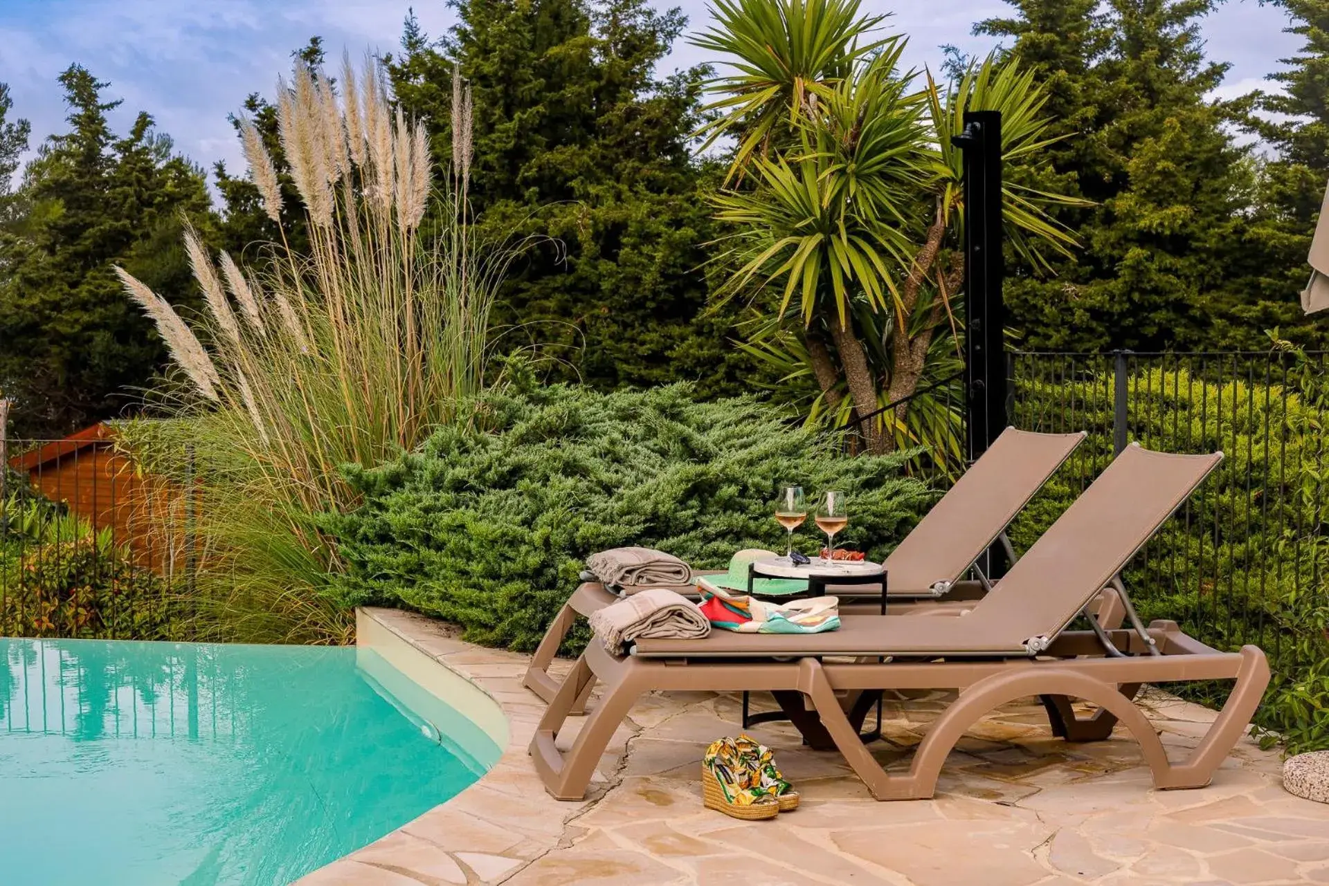 Swimming pool in Hôtel Eze Hermitage Swimming pool in Hôtel Eze Hermitage