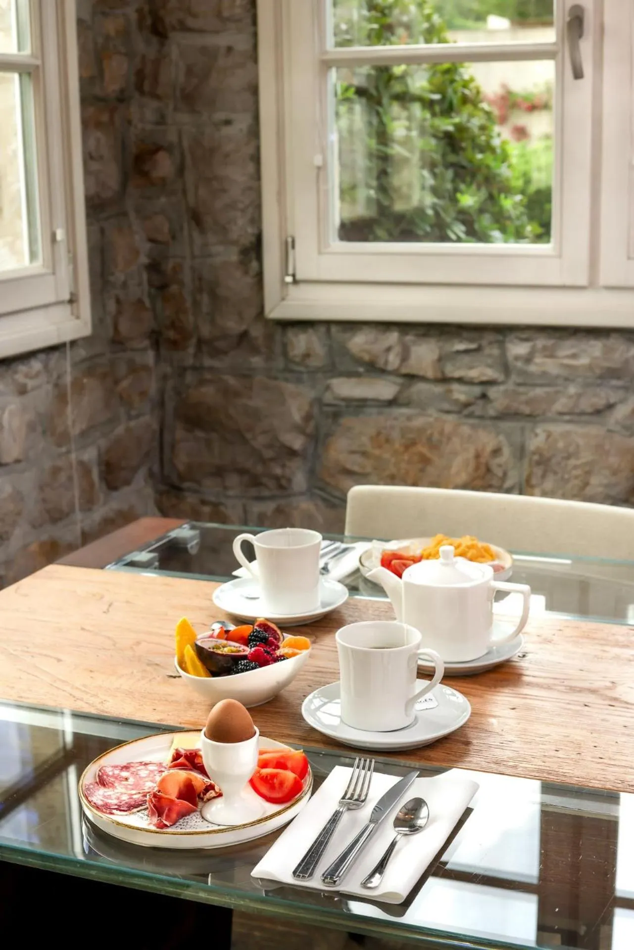 Breakfast in Hôtel Eze Hermitage